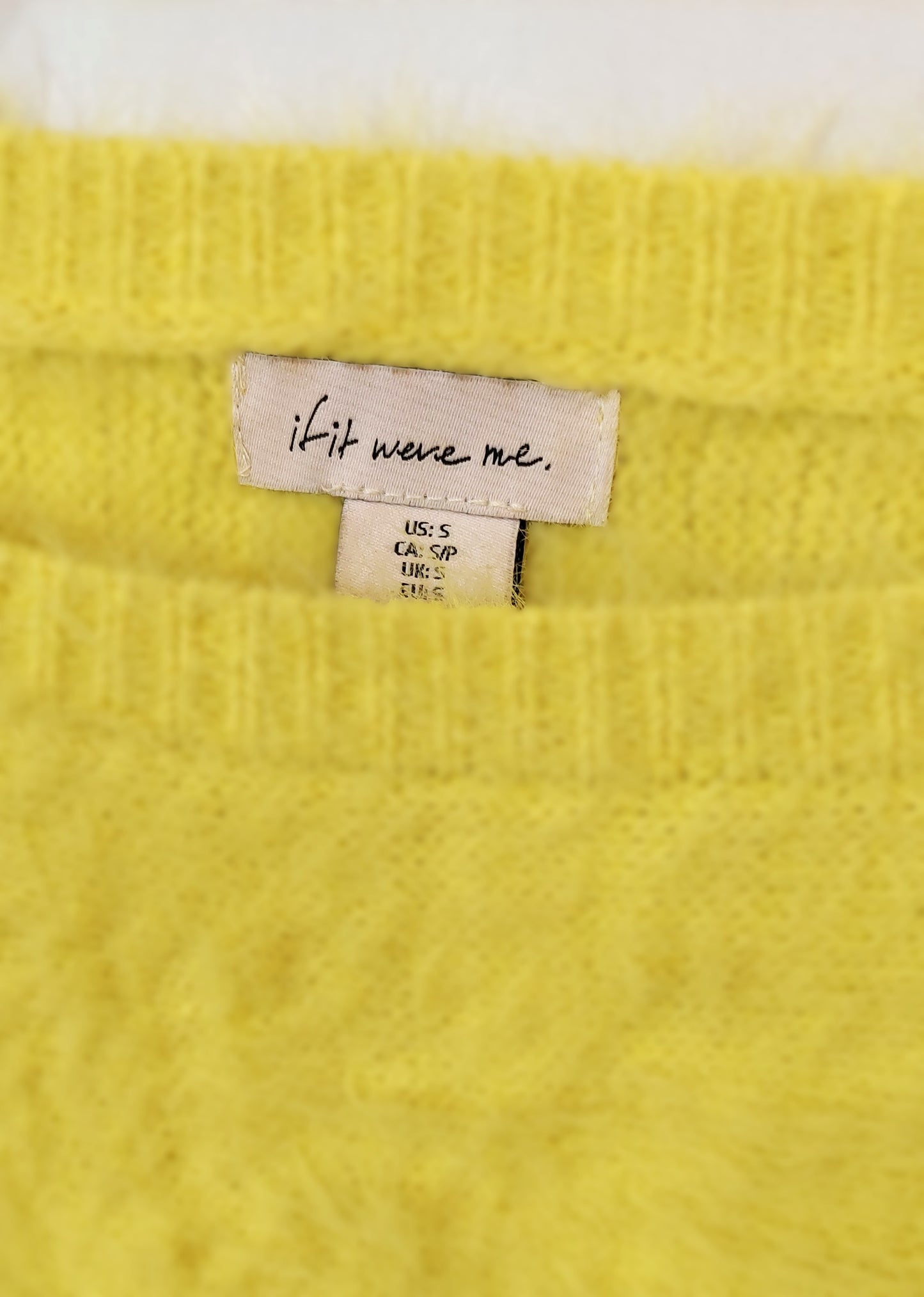 Bright yellow Sweater