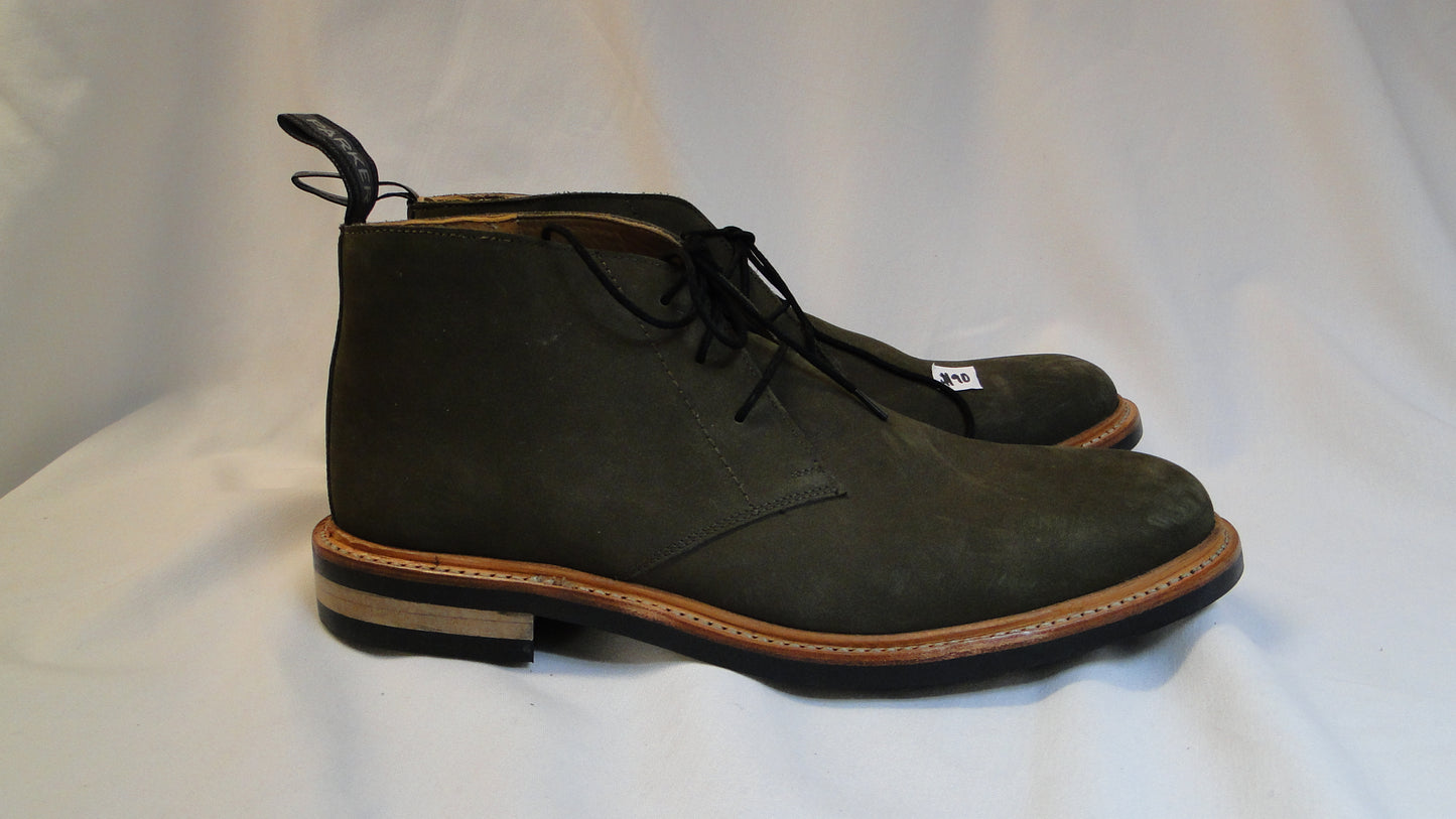 Kennedy Parker casual shoes in olive color, made of leather