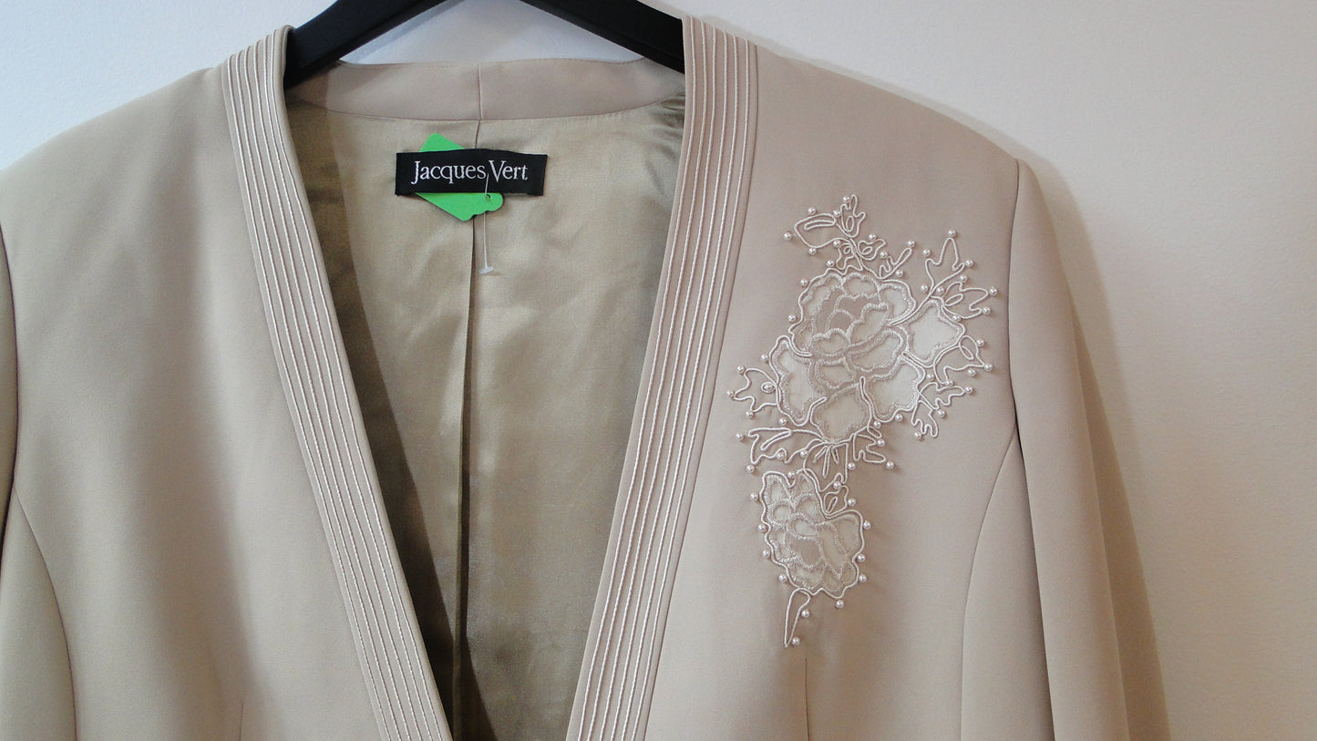 Jacques Vert, formal beige colour blazer