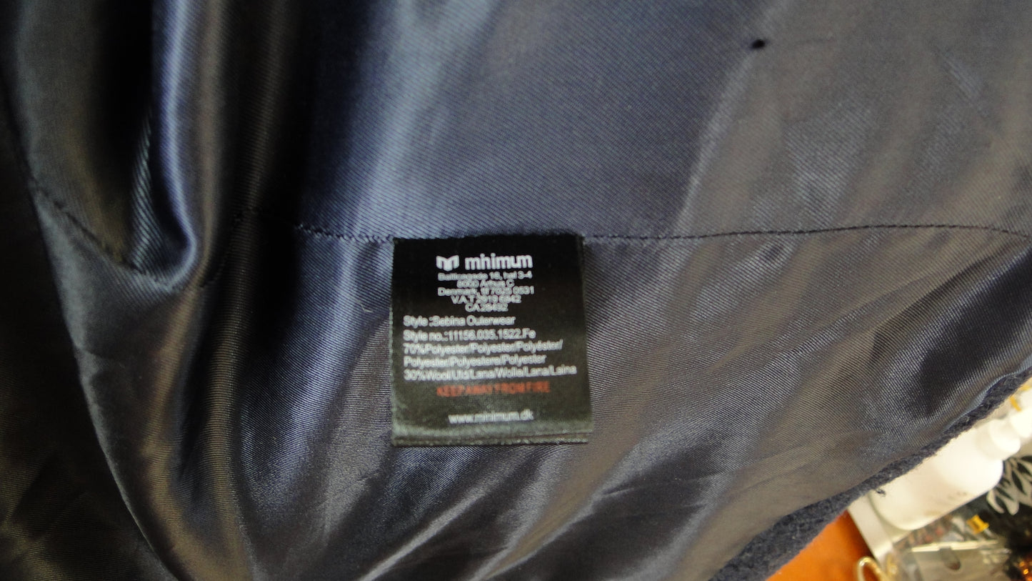 Minimum navy blue pea coat