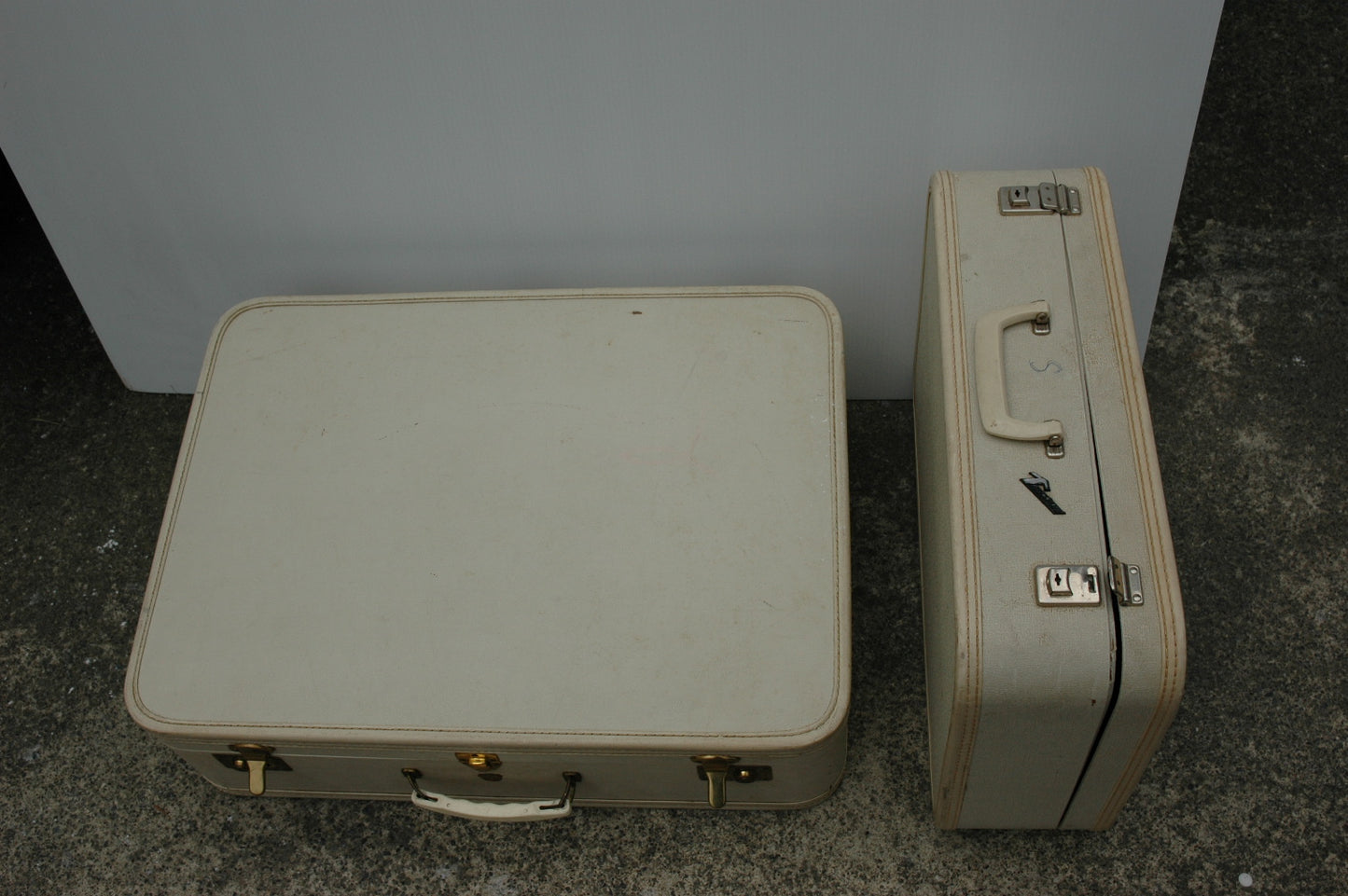 Vintage McBrine Luggage Hardside Suitcase