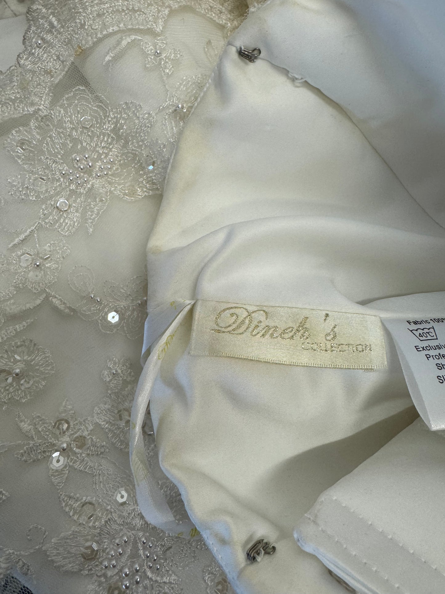 Dineh's Collection Strapless Wedding Dress