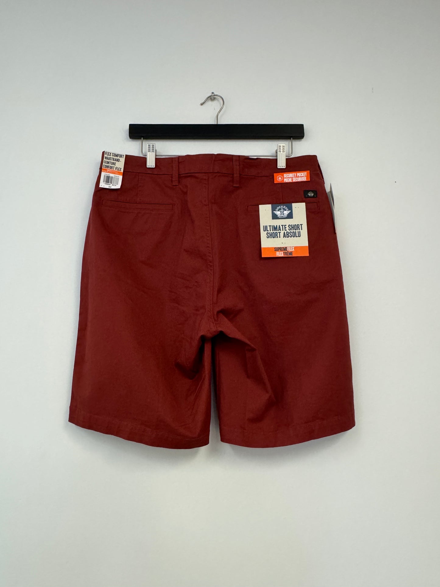 Docker's Men's Comfort Flex Button-up Shorts
