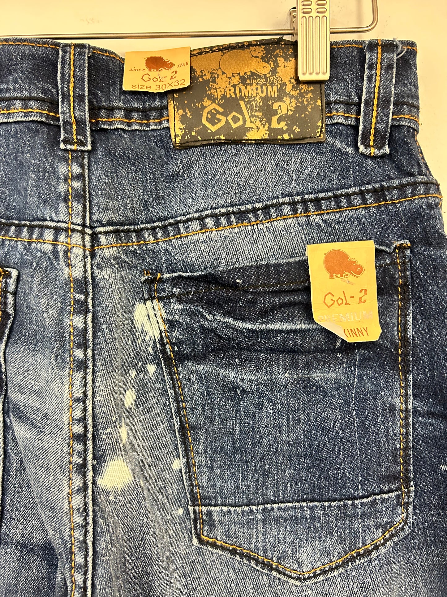 Primium Gol 2 Blue Skinny Jeans Size 30/32