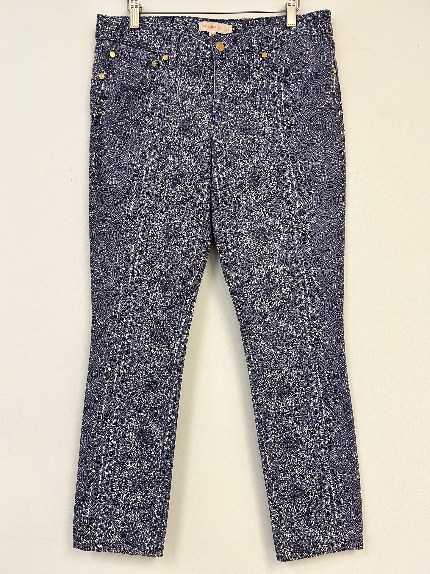 Tory Burch Mosaic Pattern Pants Size 30