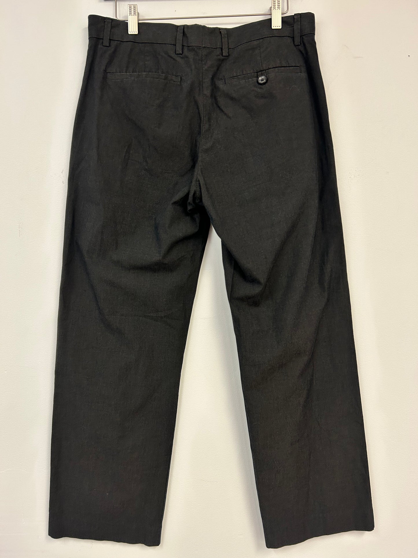 Banana Republic Men’s Dark Gray Cotton Trousers Size 32/30