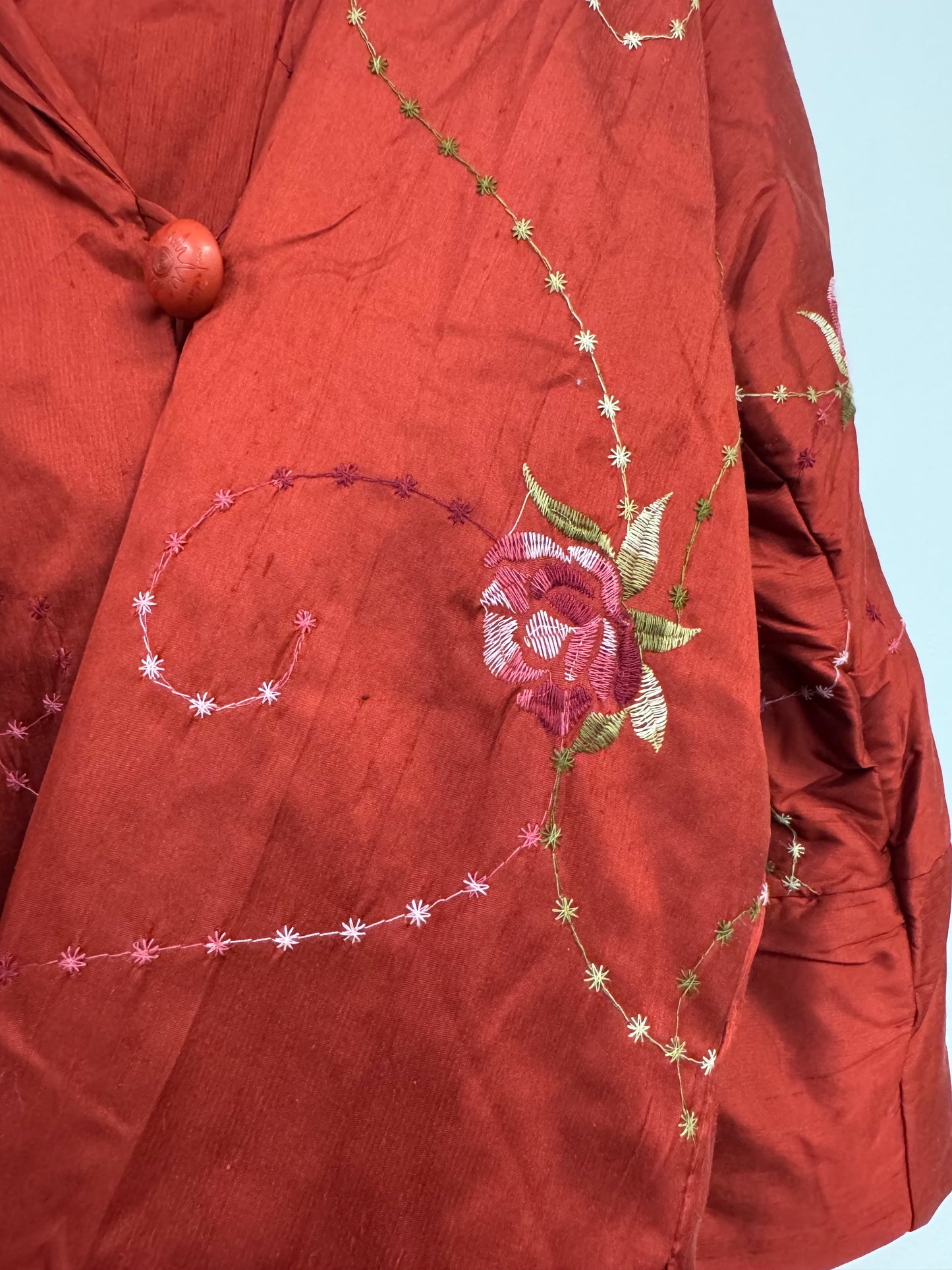 7SM Embroidered Silk Coats