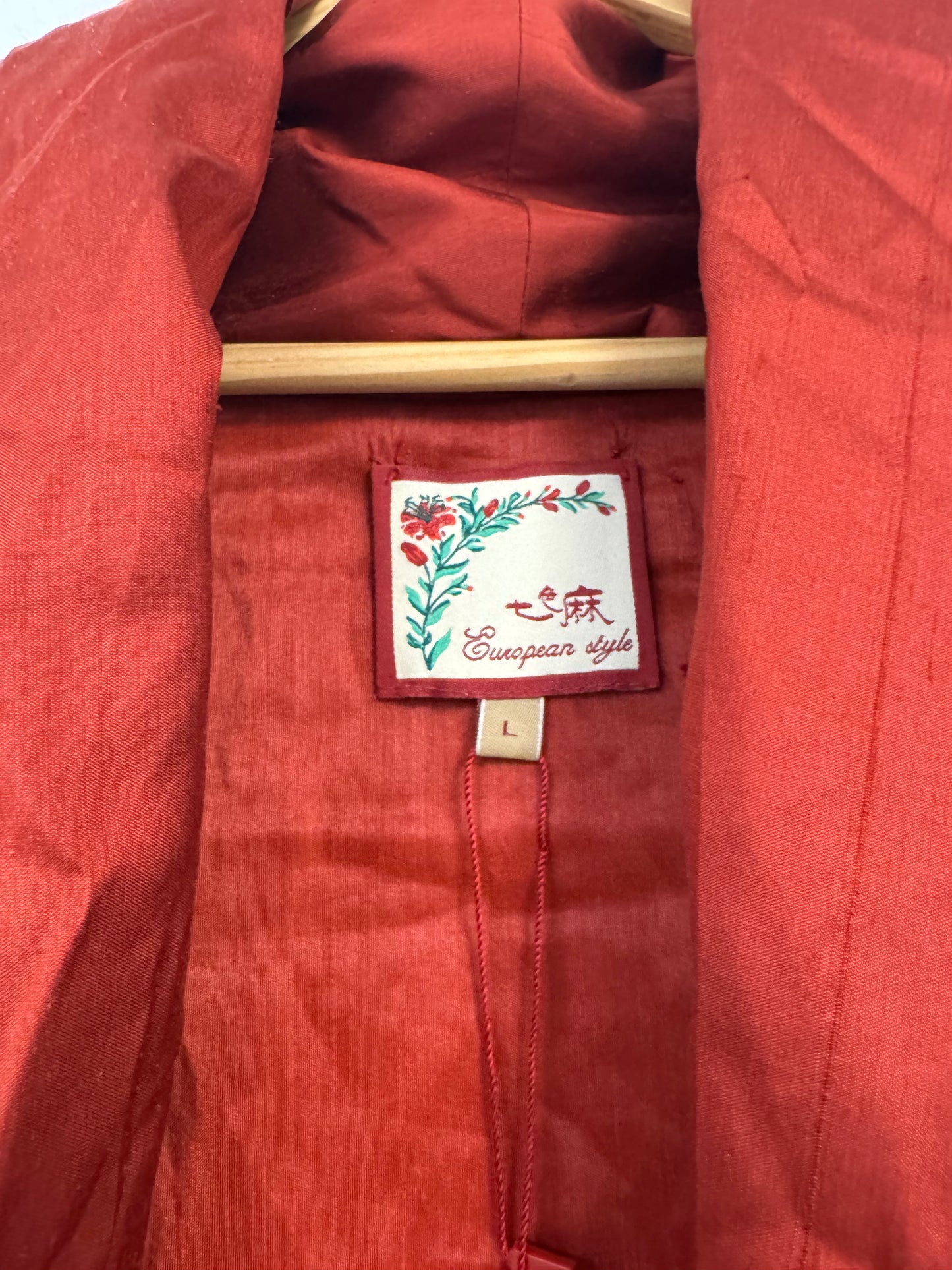 7SM Embroidered Silk Coats