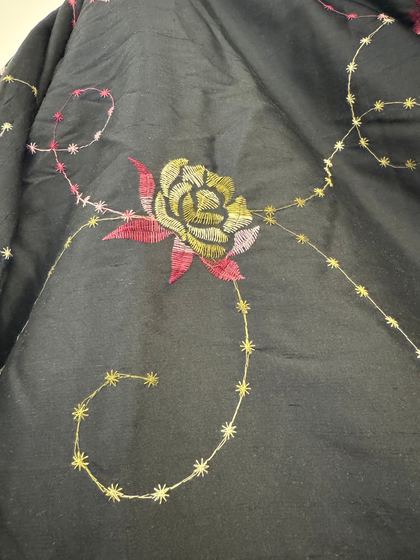 7SM Embroidered Silk Coats