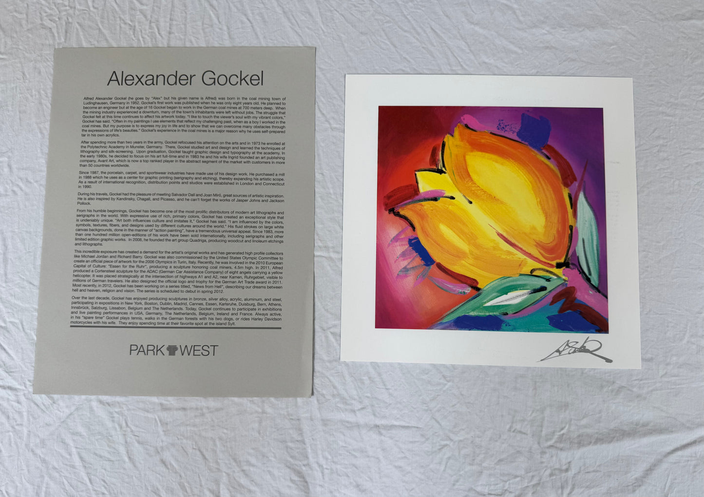 Alexander Gockel "Bringing Happiness" 2013 7"x7" Print
