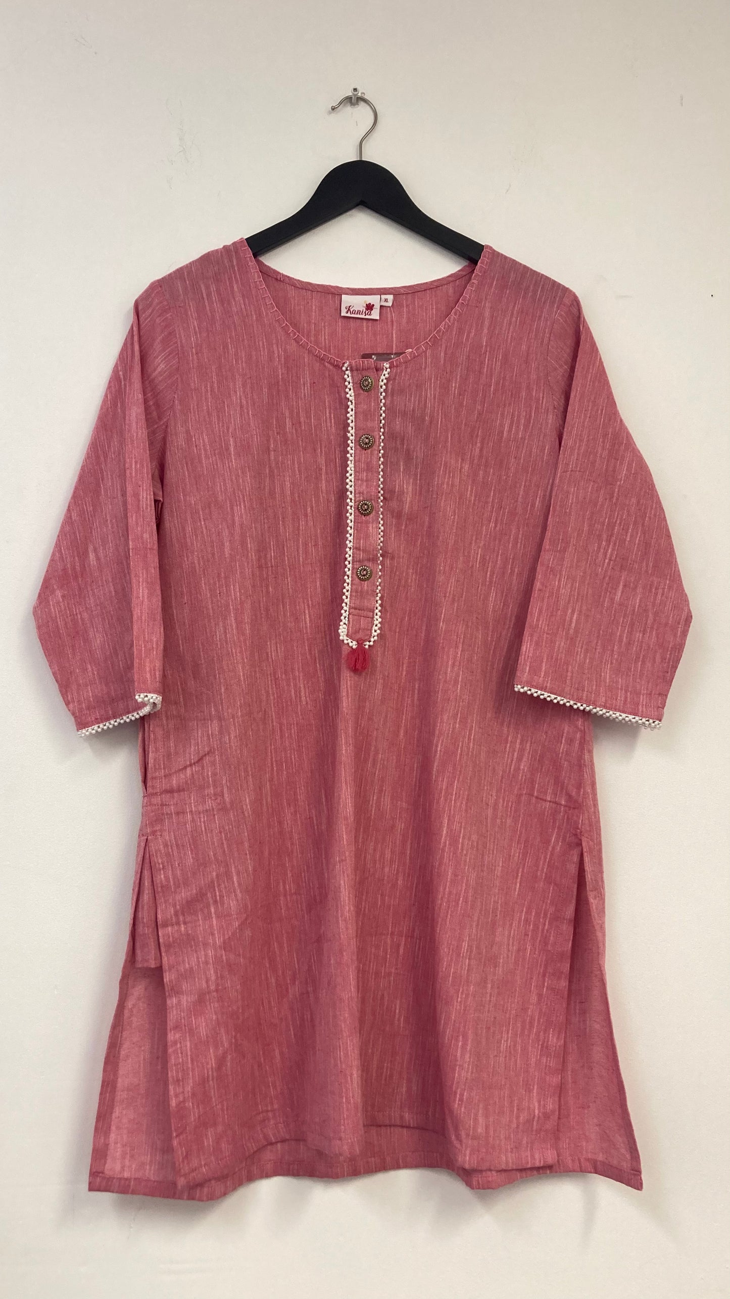 Pink 100% Cotton Dress