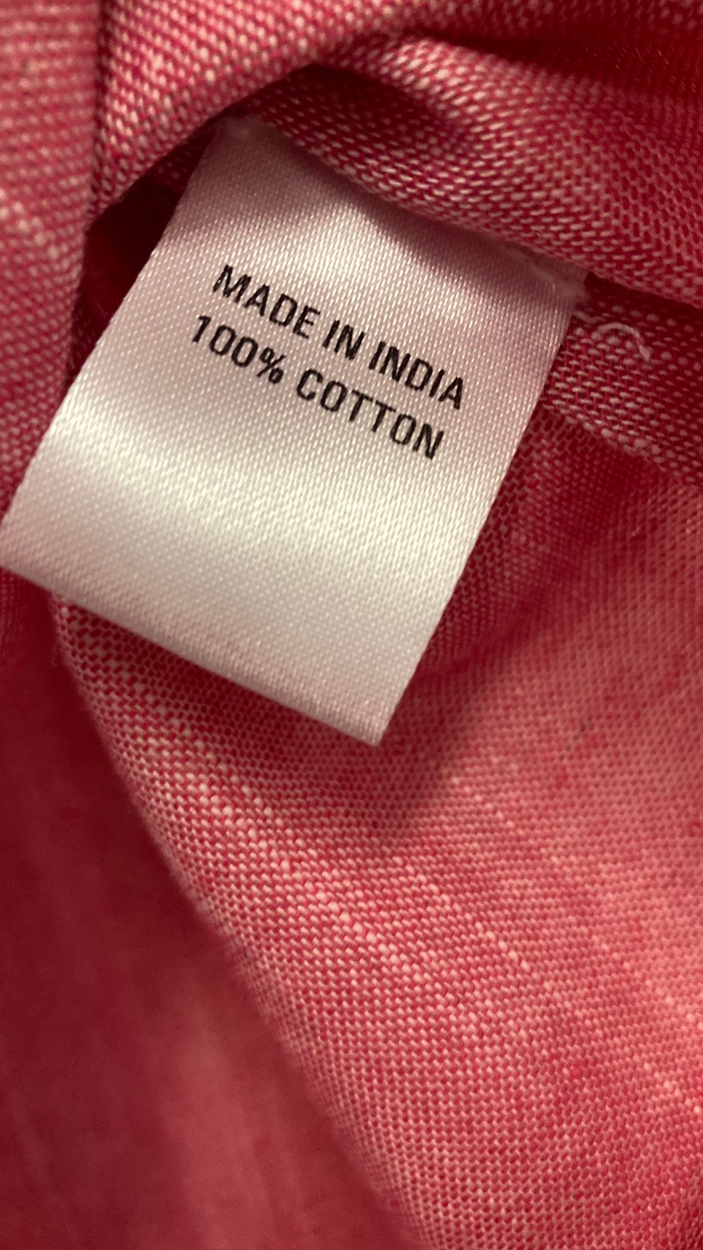 Pink 100% Cotton Dress