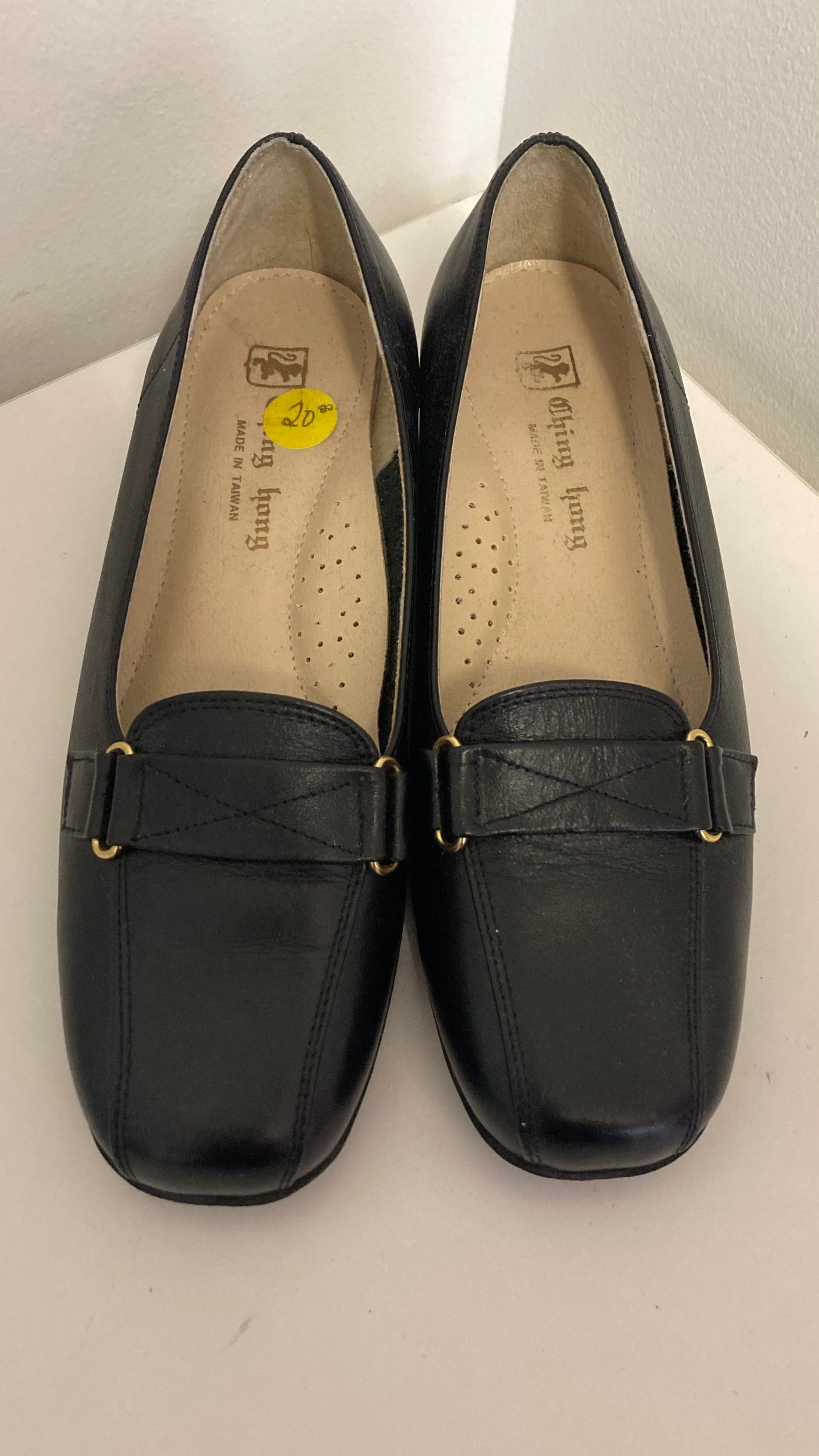Black Wedge Loafers