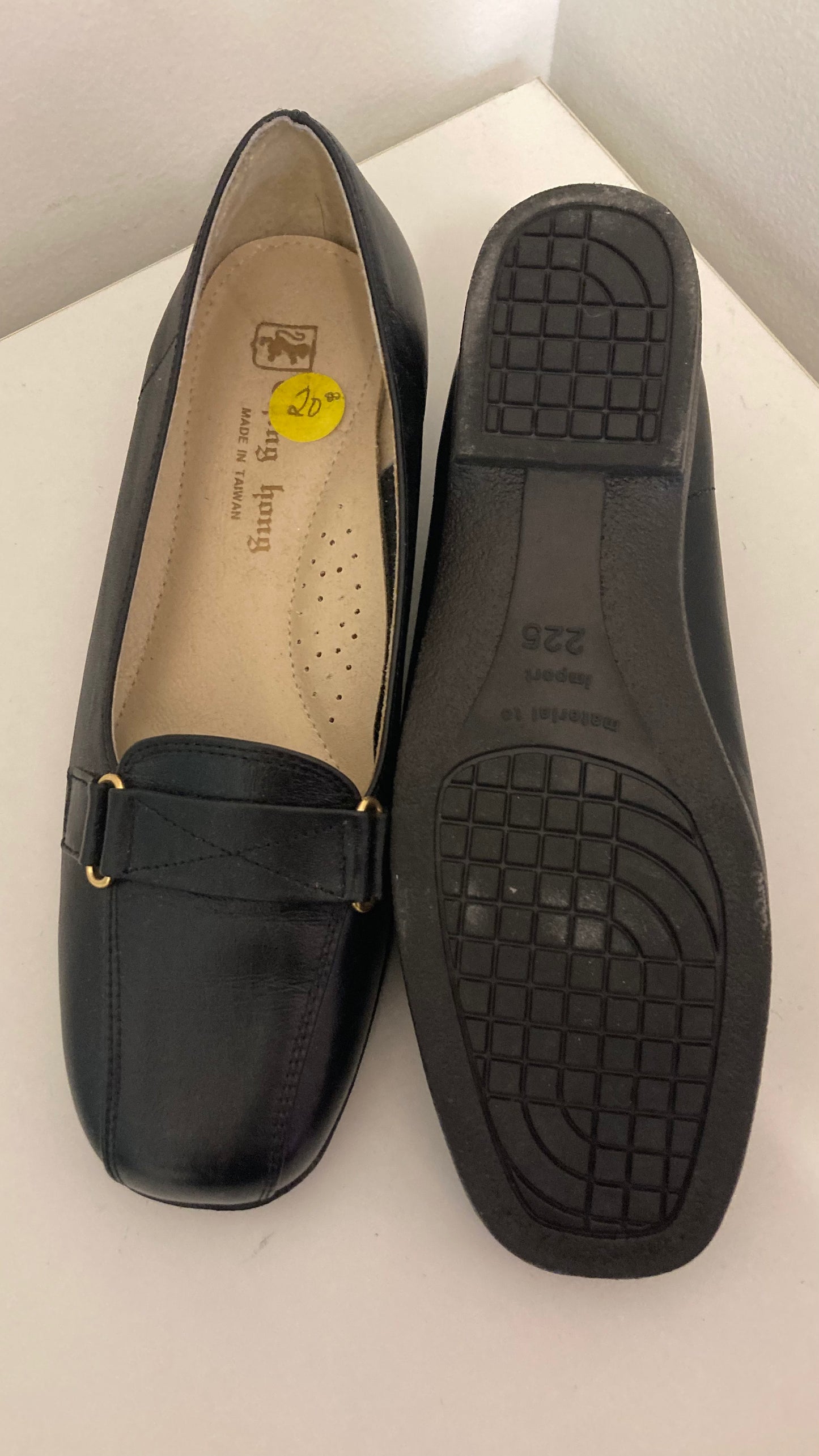 Black Wedge Loafers