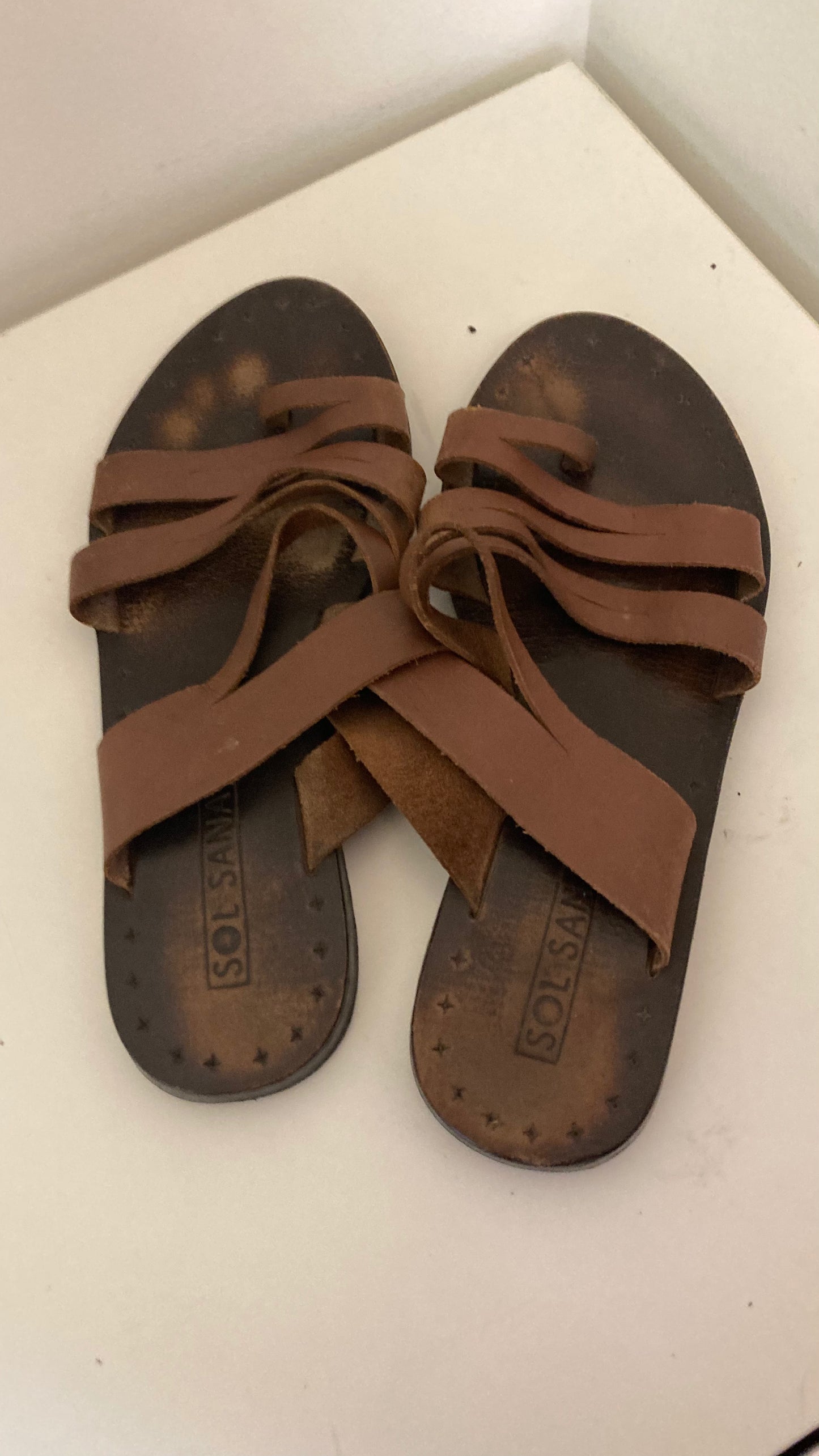 Brown Strappy Sandals