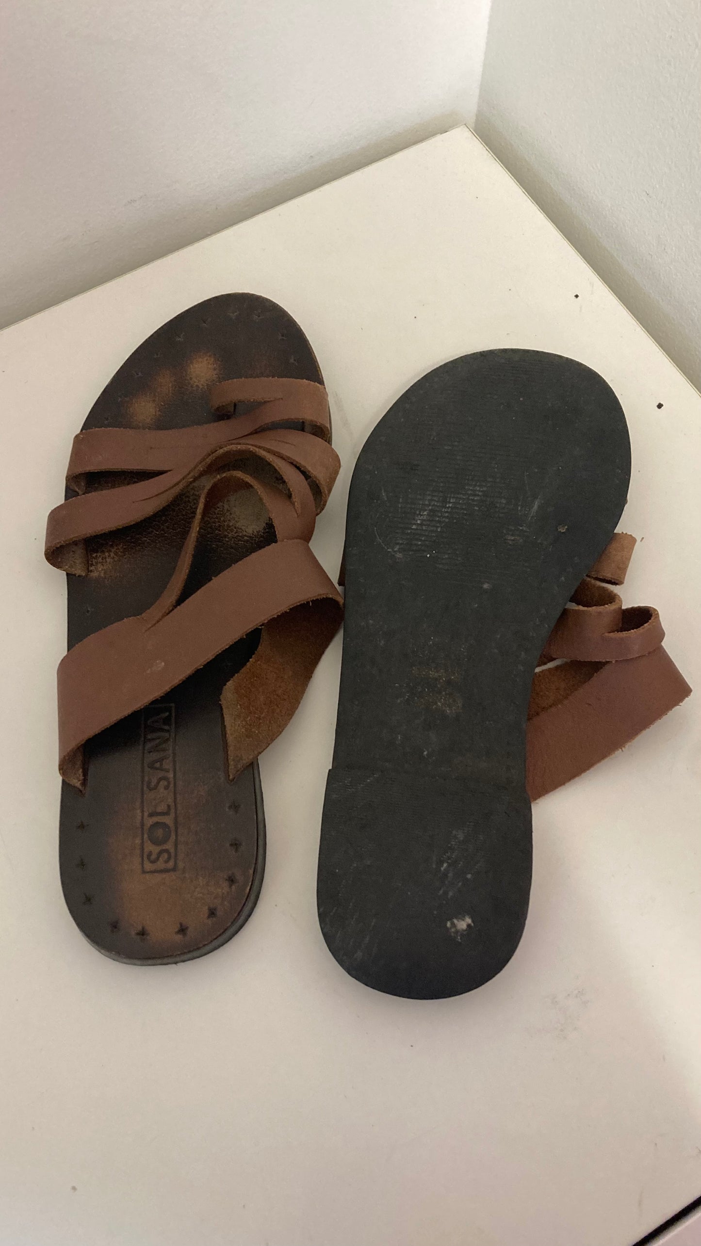Brown Strappy Sandals