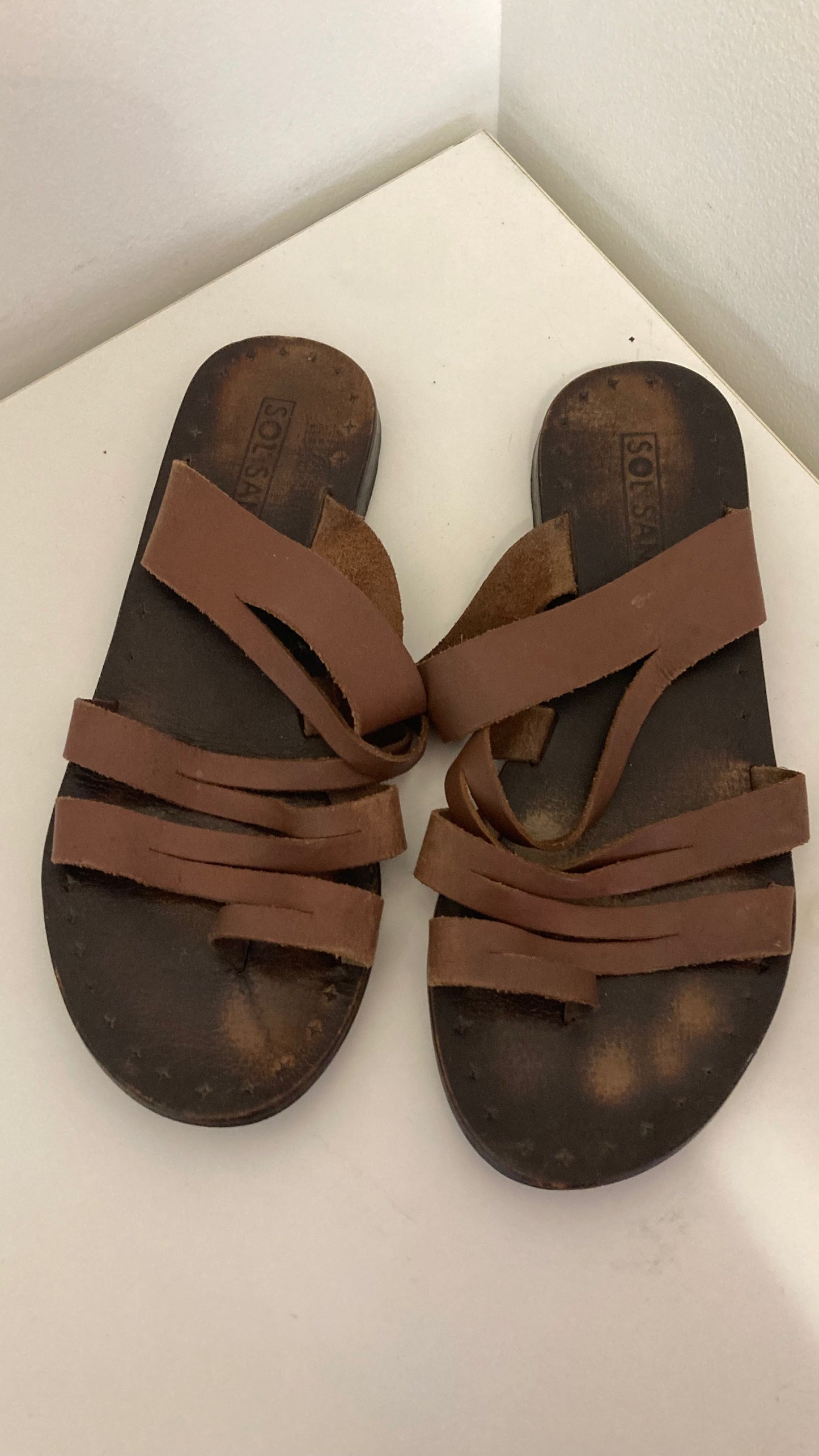 Brown Strappy Sandals