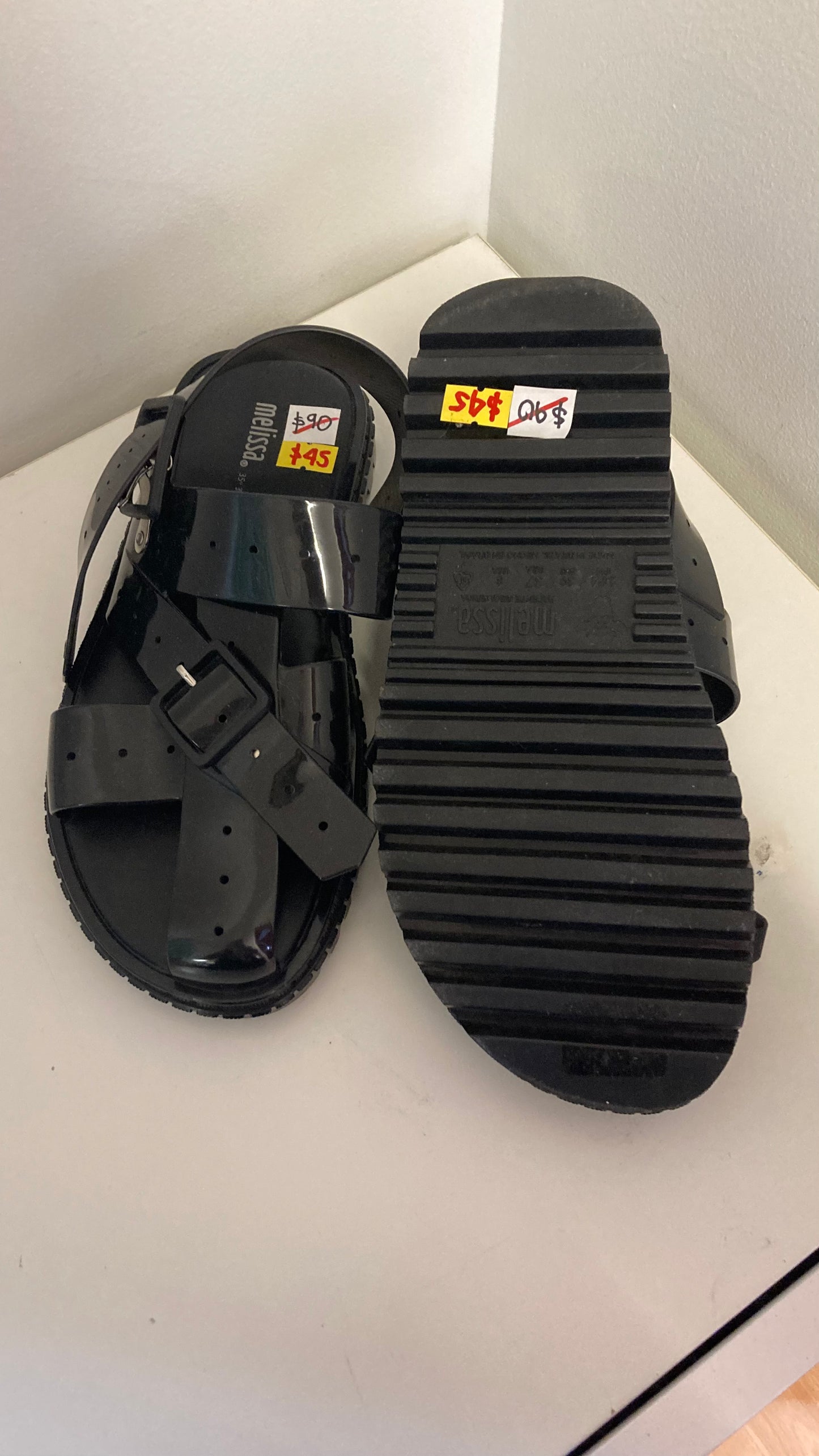 Strappy Black Sandals