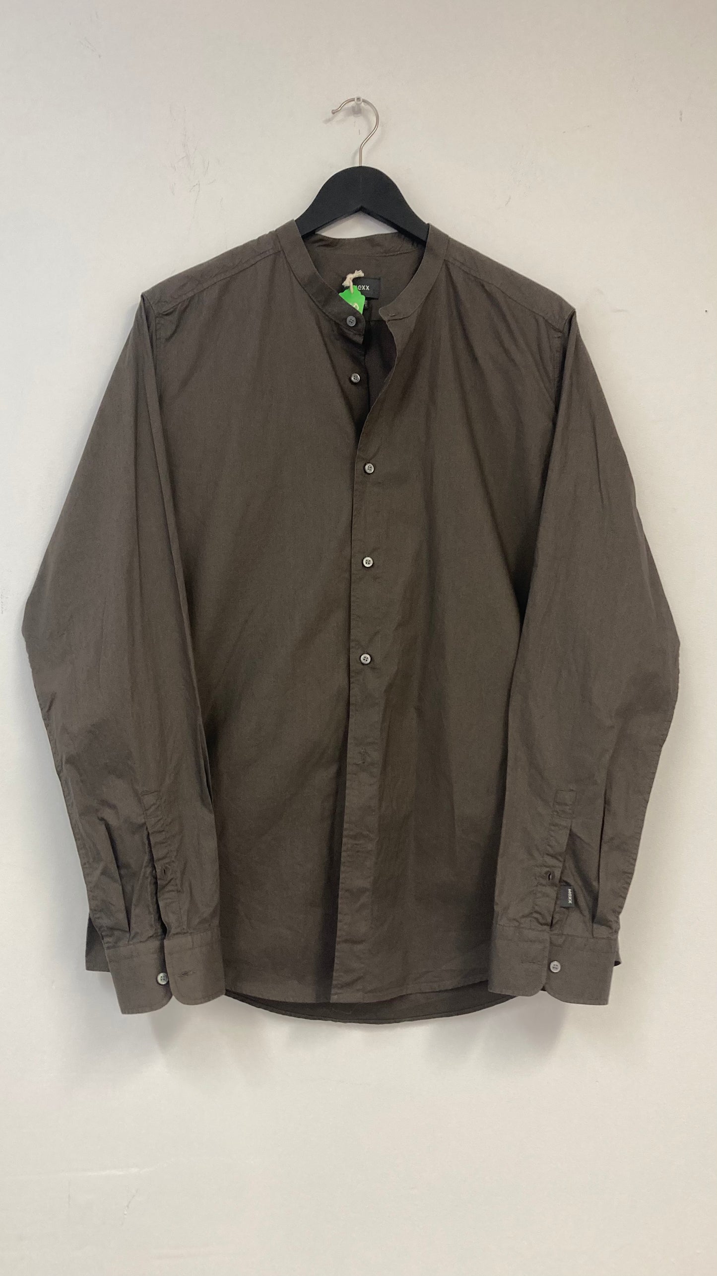 Grey 100% Cotton Button Up