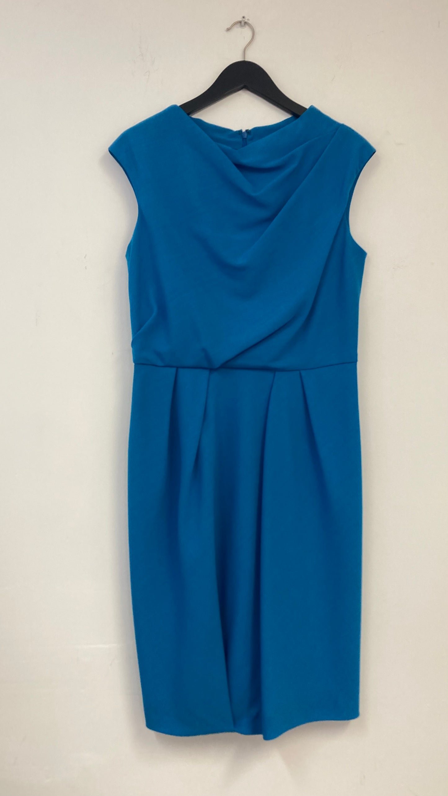 Blue Sleeveless Midi Dress