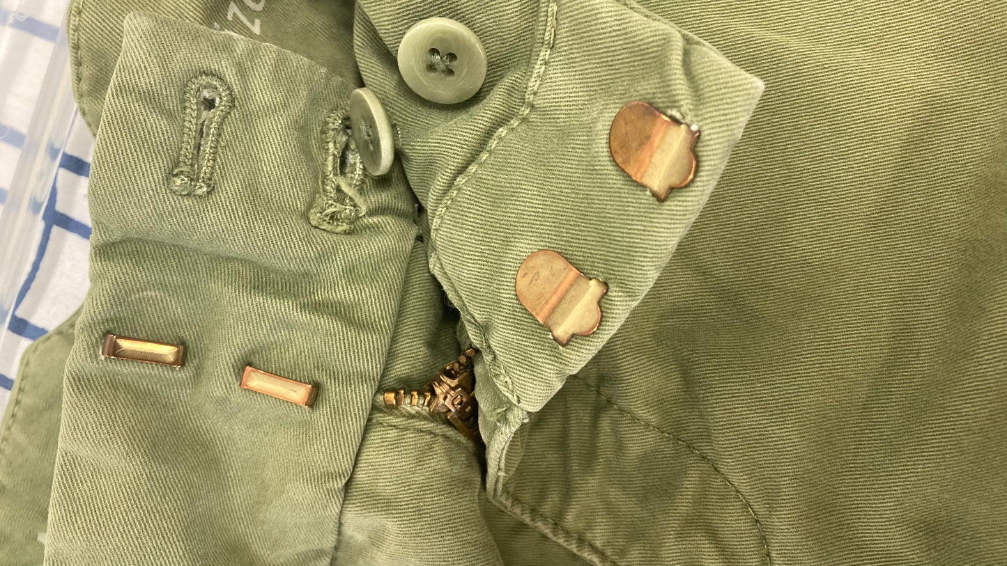 Green Low Waisted Shorts