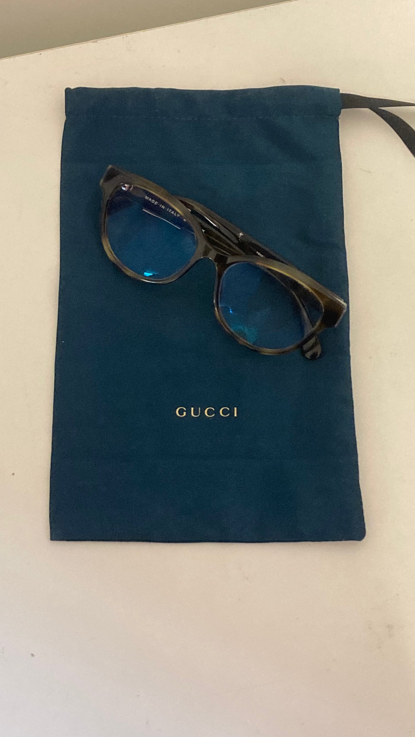 Tortoise Shell Glasses and Case