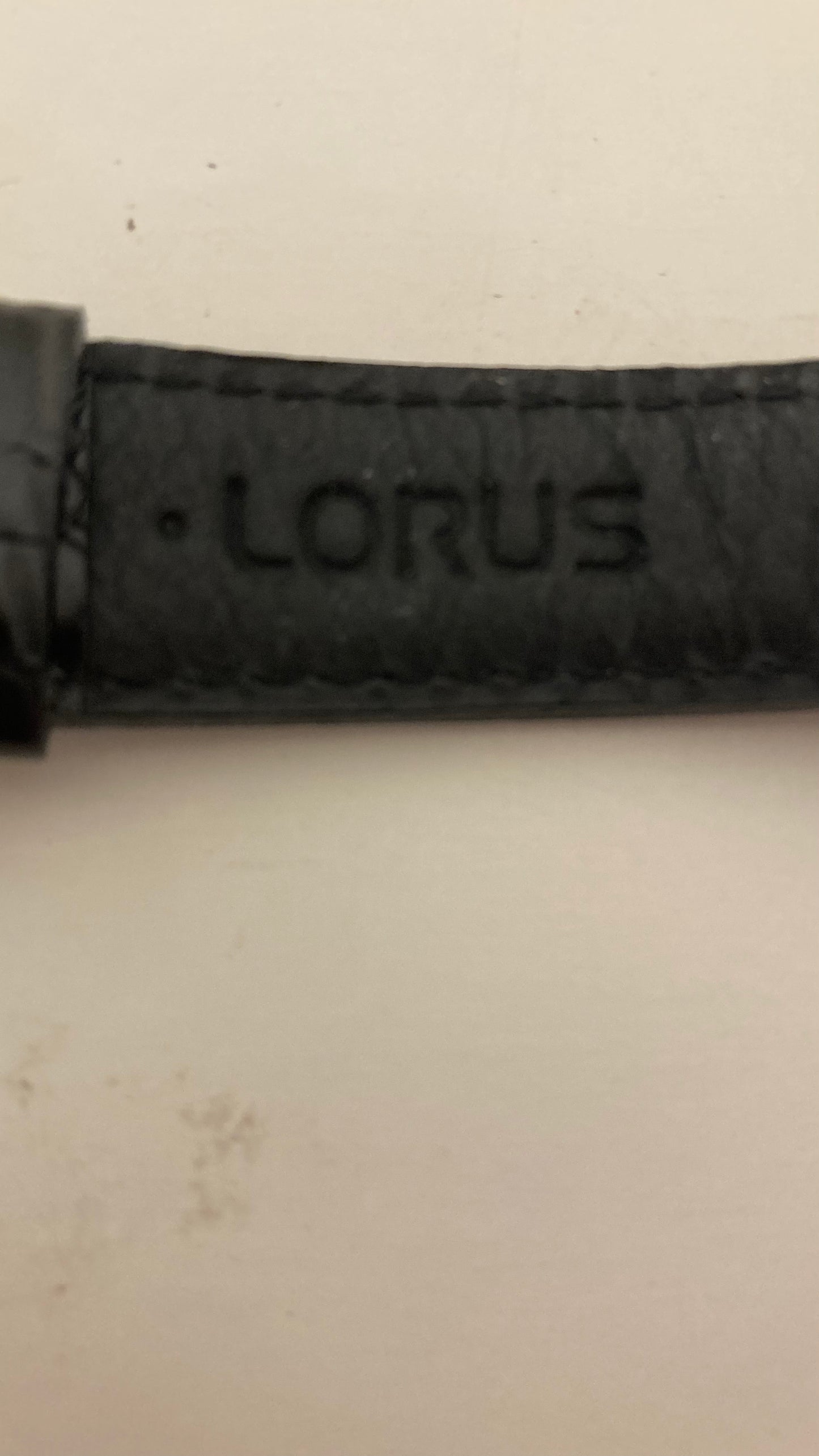 Gold Watch With Leather Wrist Strap