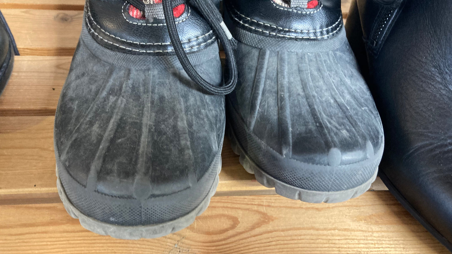 Plaid Patterned Winter Boots