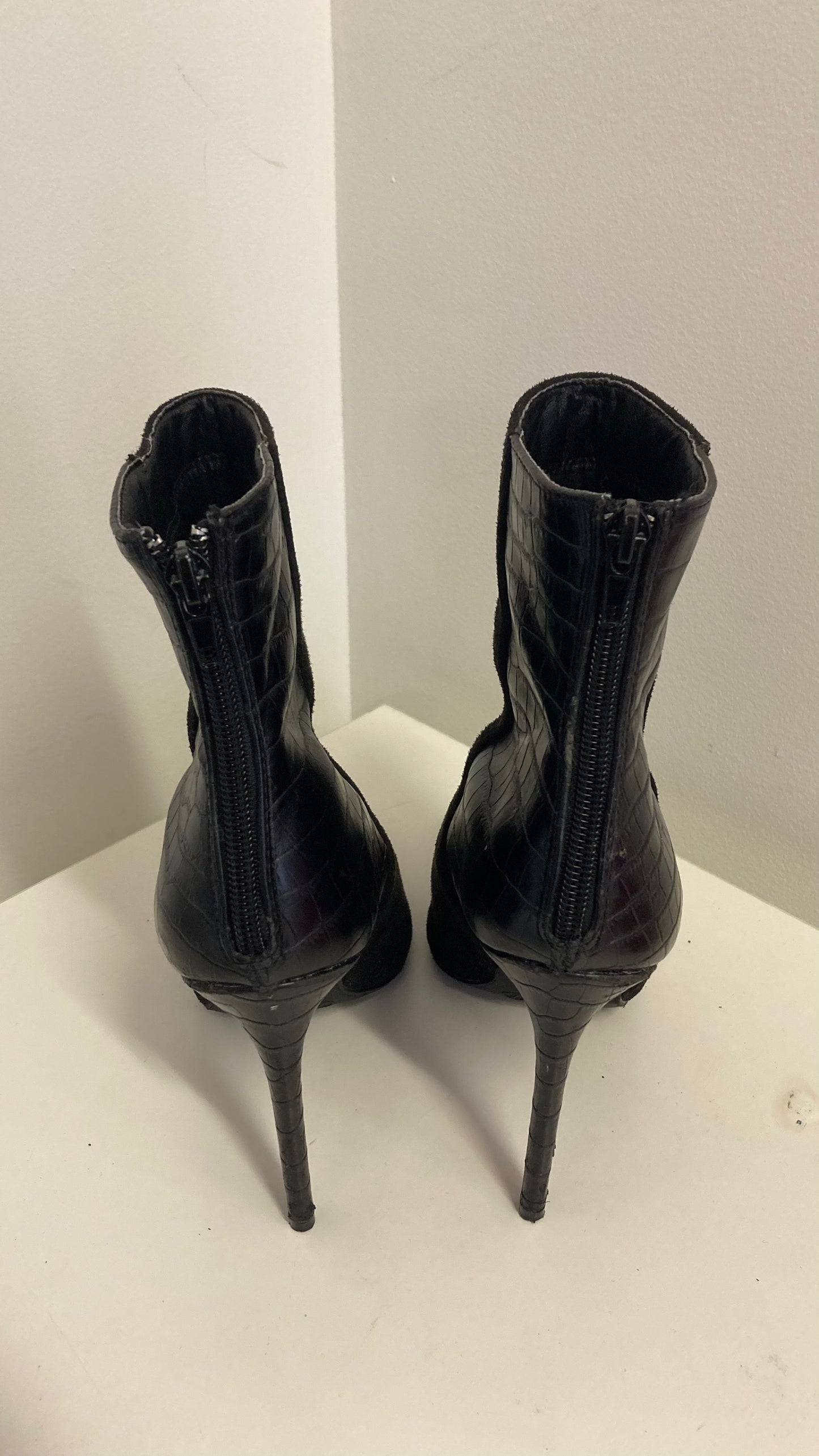 Black Stiletto Heel Boots