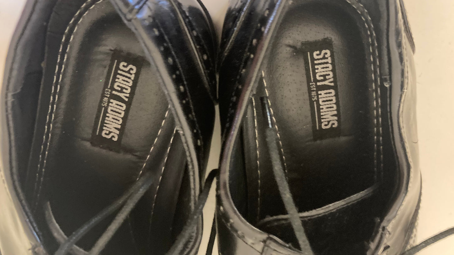 Black Patent Leather Wingtip Dress Shoes