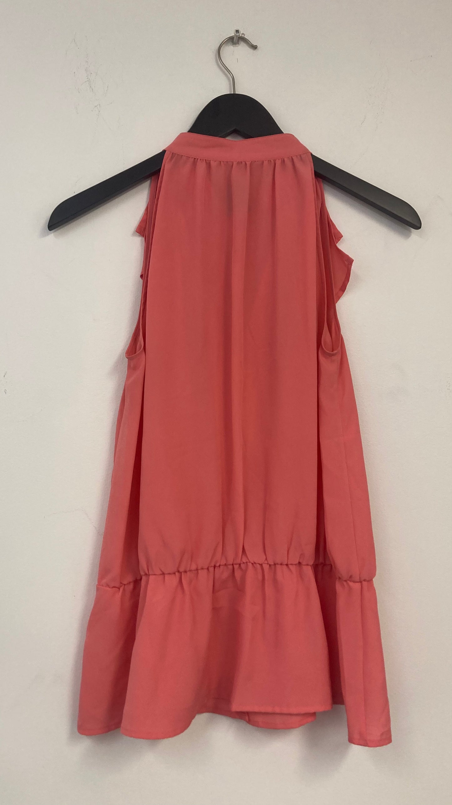 Pink Flowy Sleeveless Blouse