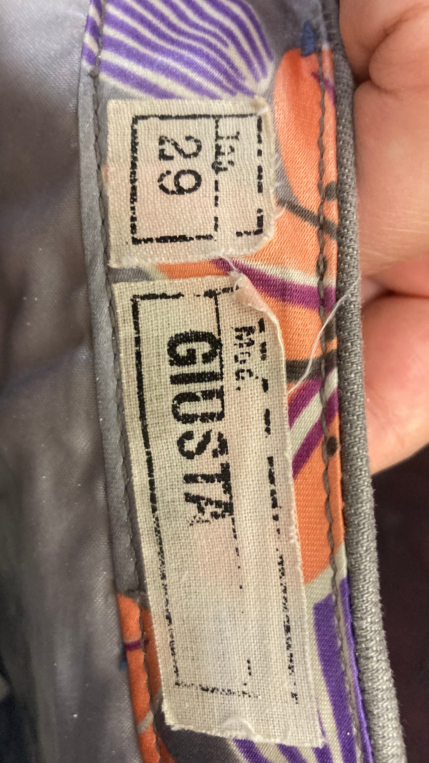 Grey Jeans With Back Pocket Detailing