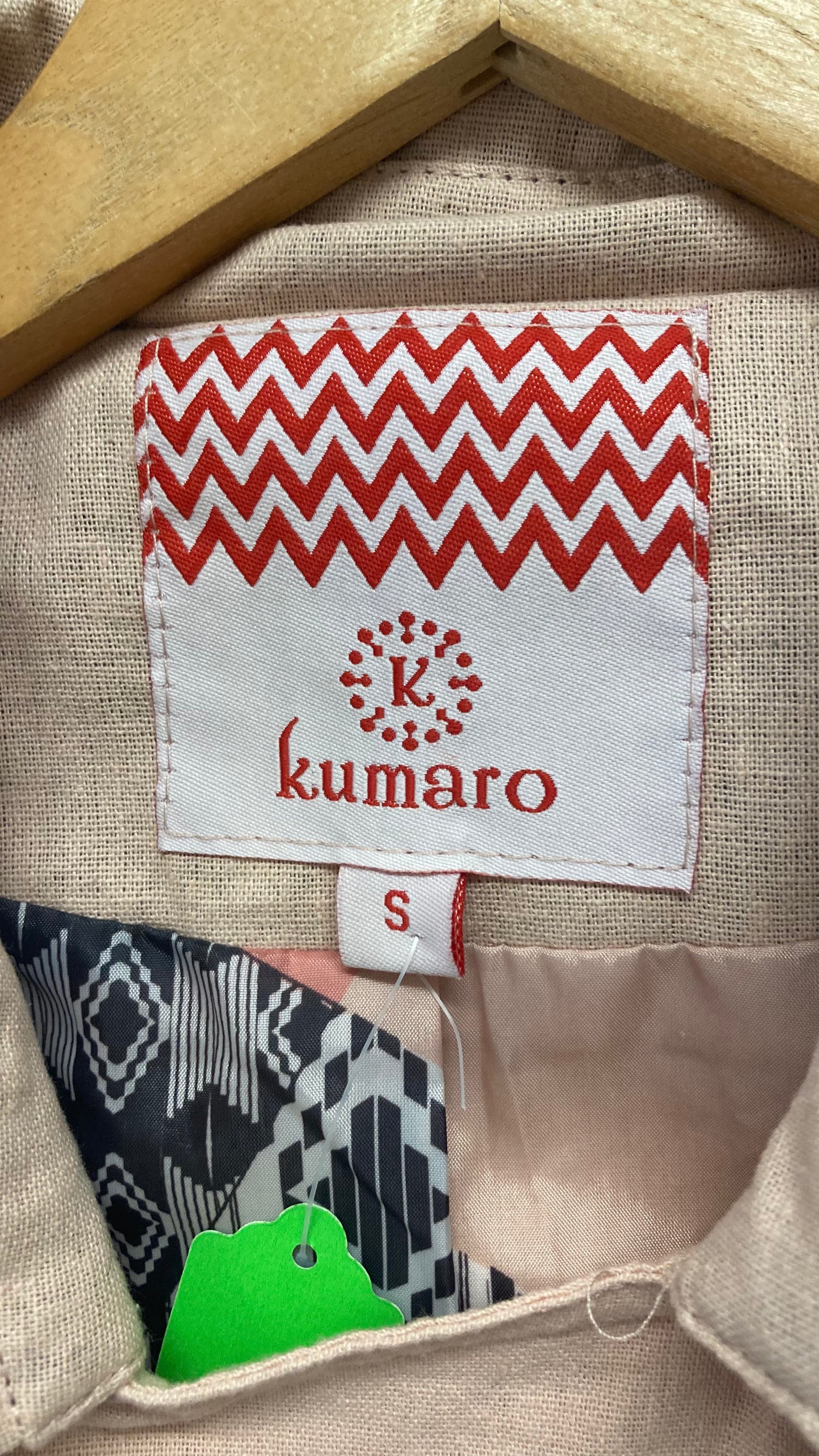 Pink Linen Safari Jacket