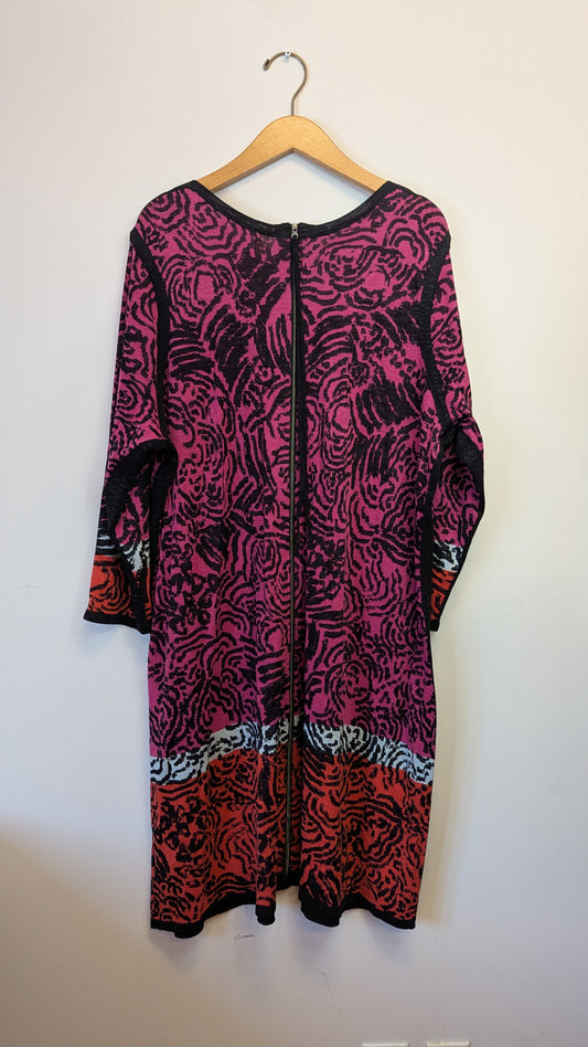 NIC+ZOE Floral Knit Dress Size 3X