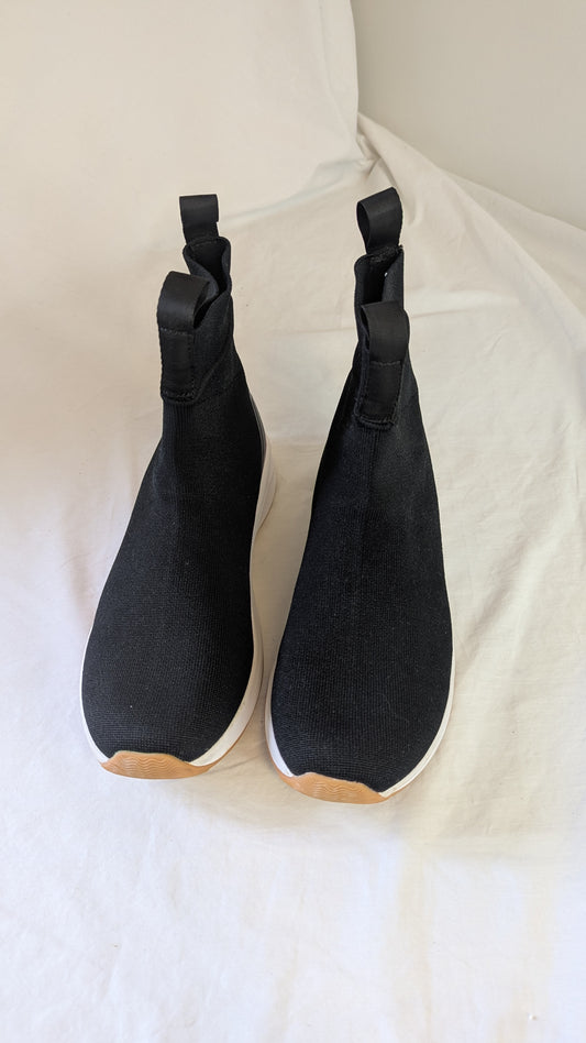 Native Black Knit High-Top Sneakers
