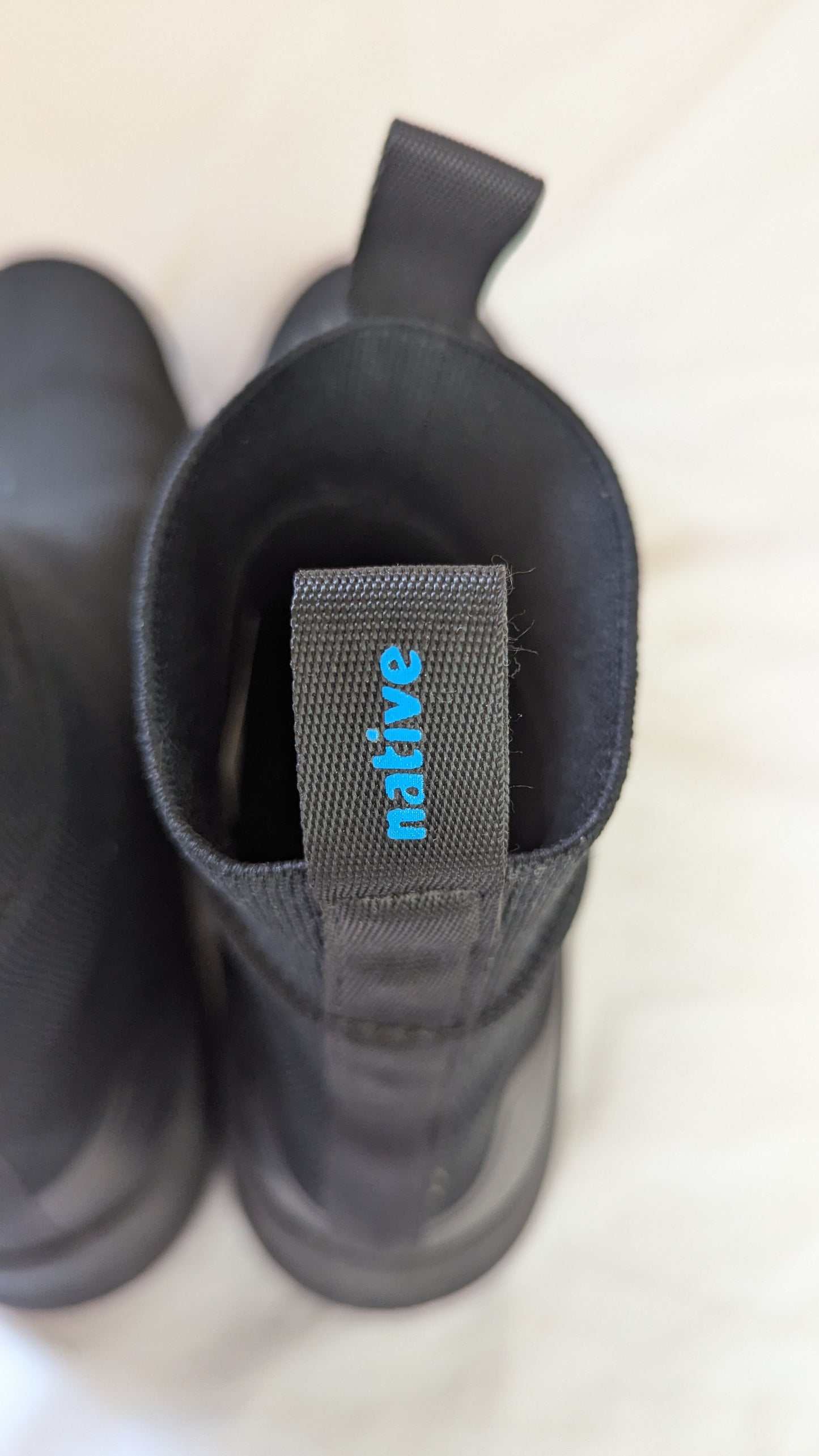 Native Black Knit Sock Boots