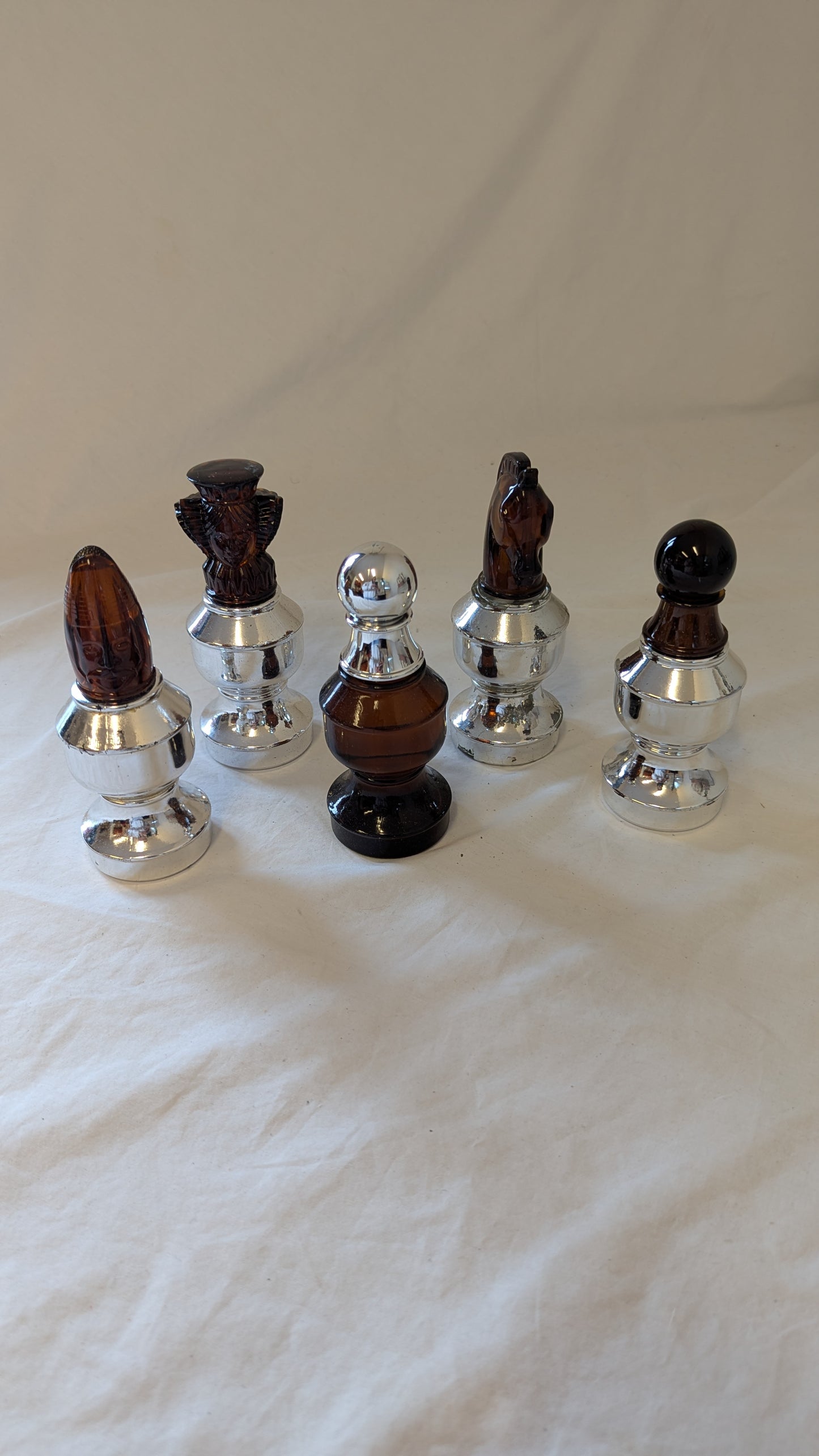 Vintage Avon Chess Piece After Shave Set