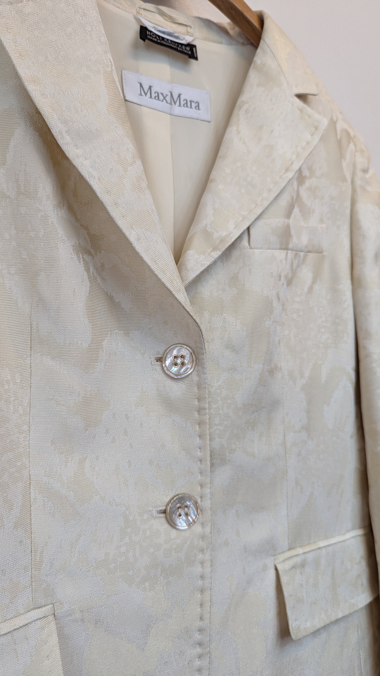 Max Mara Jacquard Blazer around size M