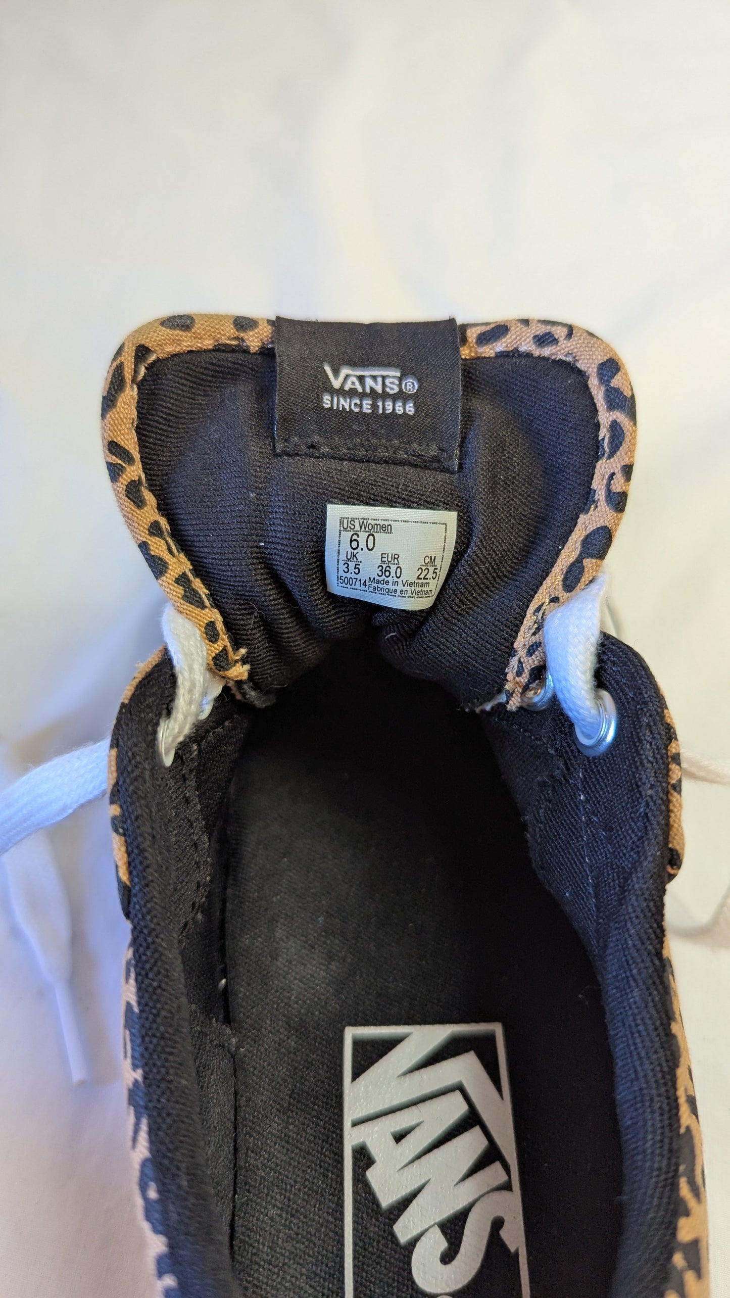 Vans Leopard Print Sneakers Women's Size 6