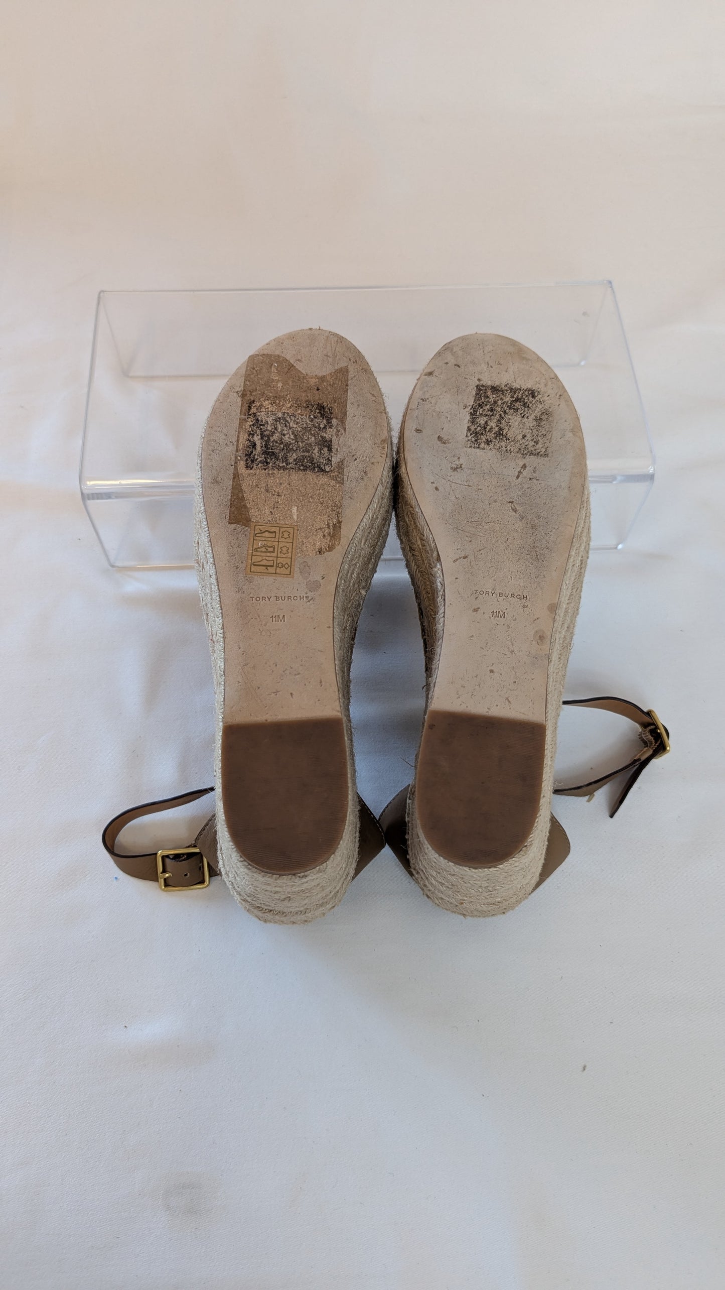 Tory Burch Espadrille Wedge Sandals Size 11M