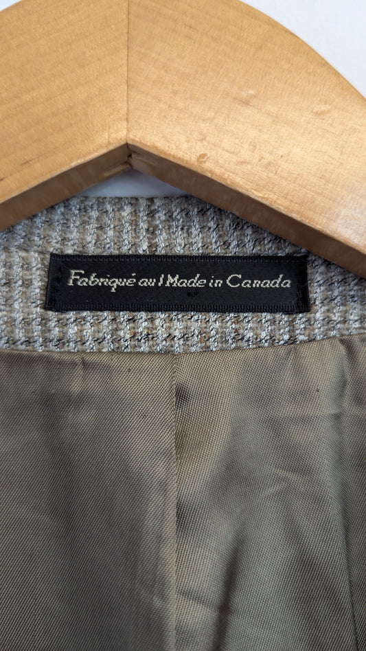 Made in Canada Men's Plaid Sport Coat