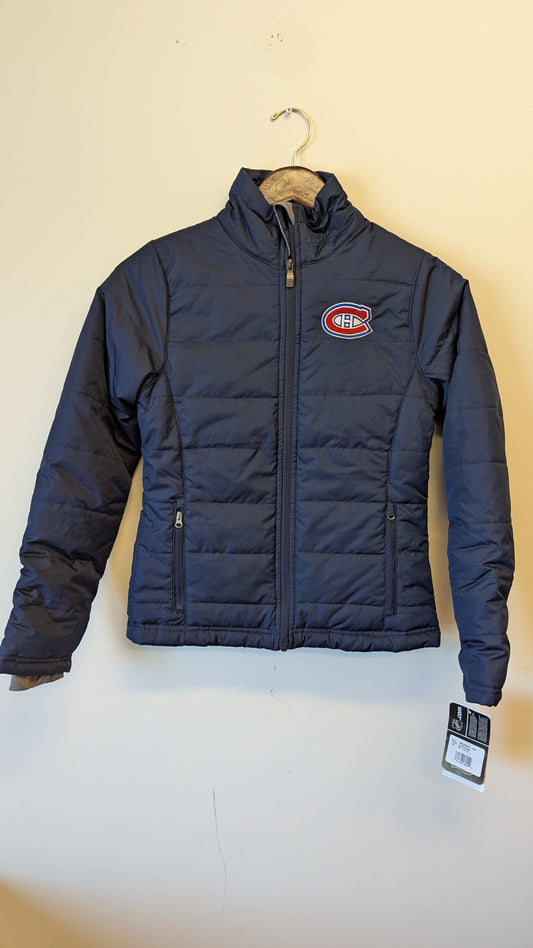NHL Montreal Canadiens Girls Puffer Jacket Medium 10/12