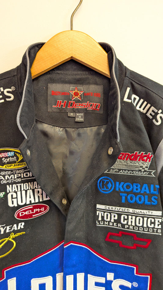 JH Design Lowe's NASCAR Jimmie Johnson 48 Racing Jacket M
