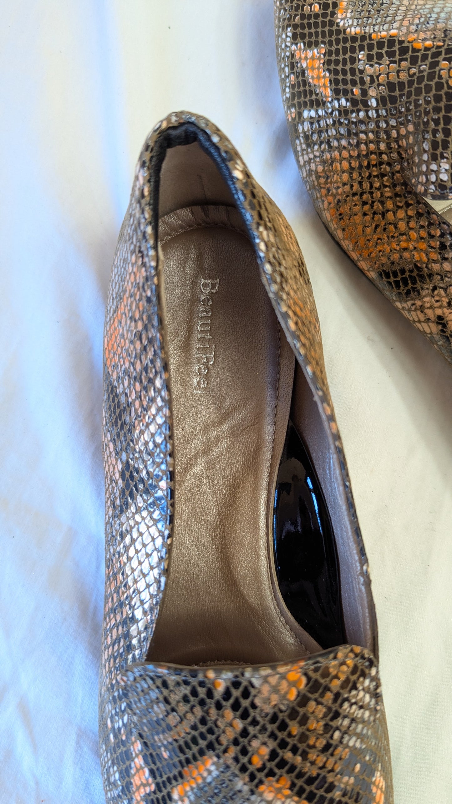 Beautifeel snakeskin loafers size 41