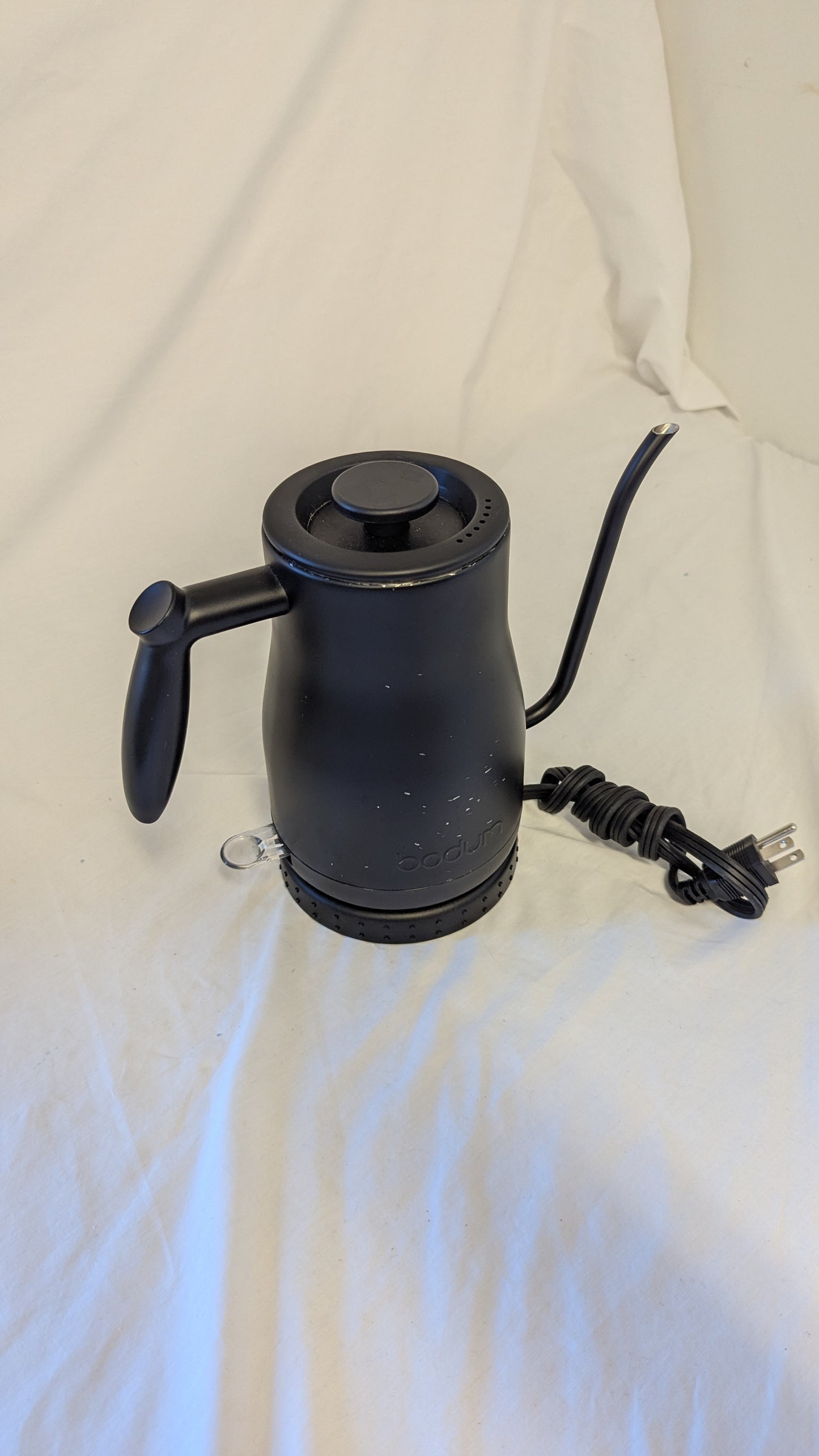 Bodum Black Electric Gooseneck Kettle