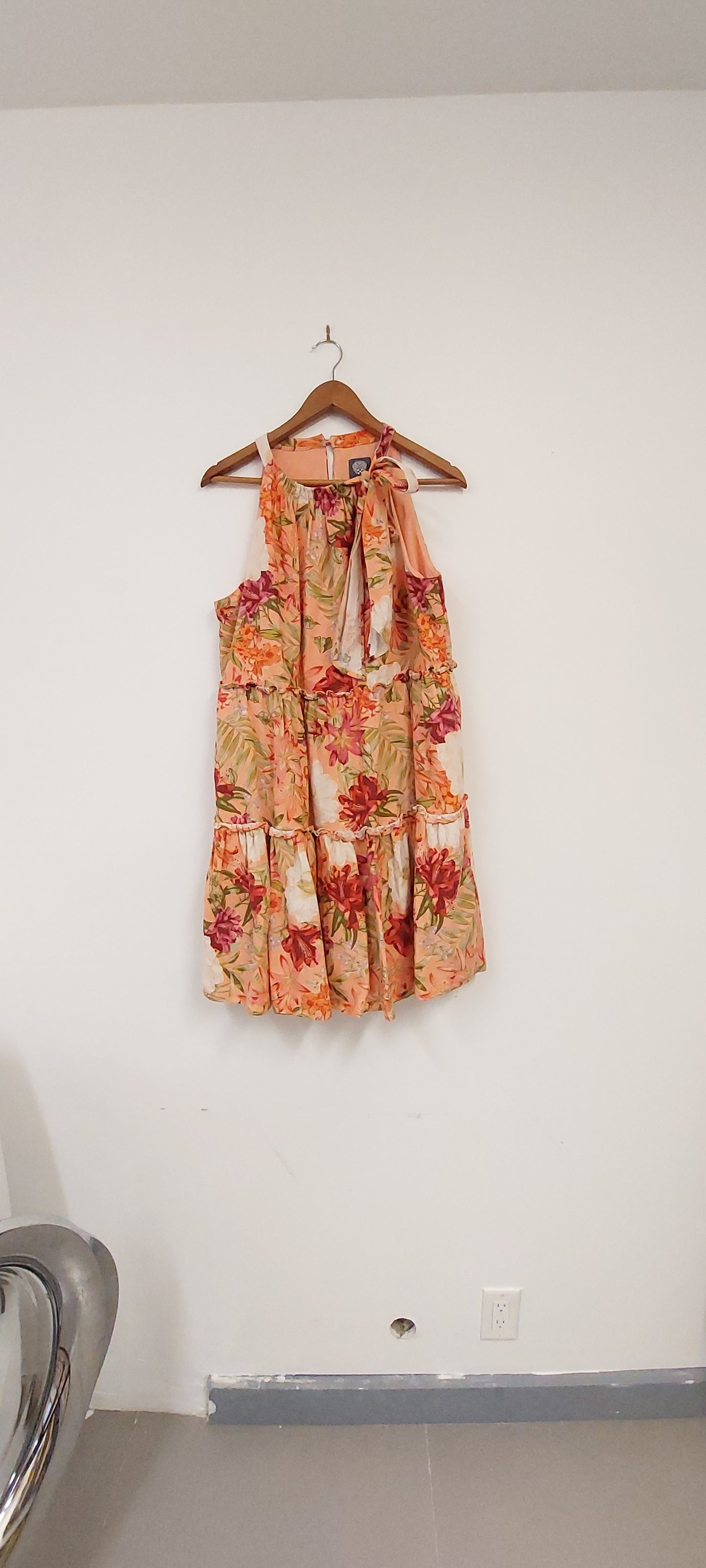 Vince Camuto Floral Linen Dress