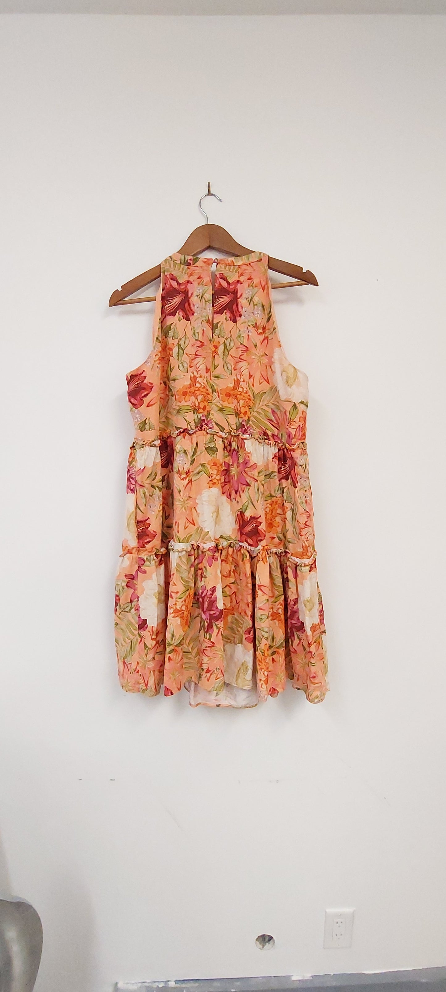 Vince Camuto Floral Linen Dress