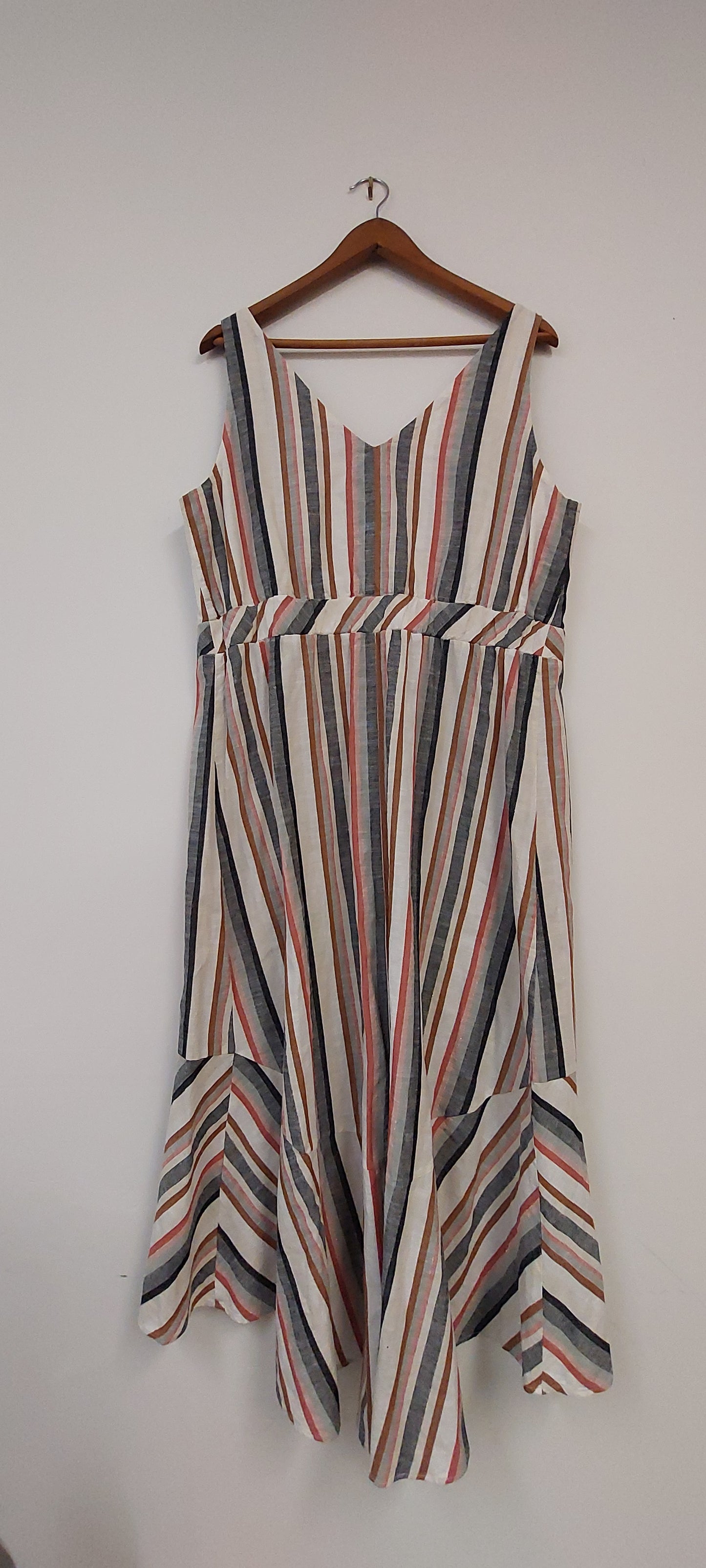 Love & Legend Striped Linen Dress