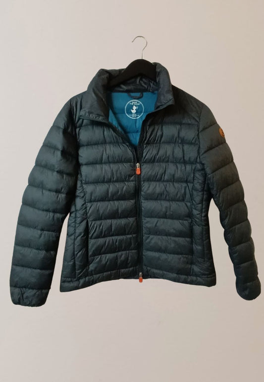 Save the Duck Pine Green Puffer Jacket