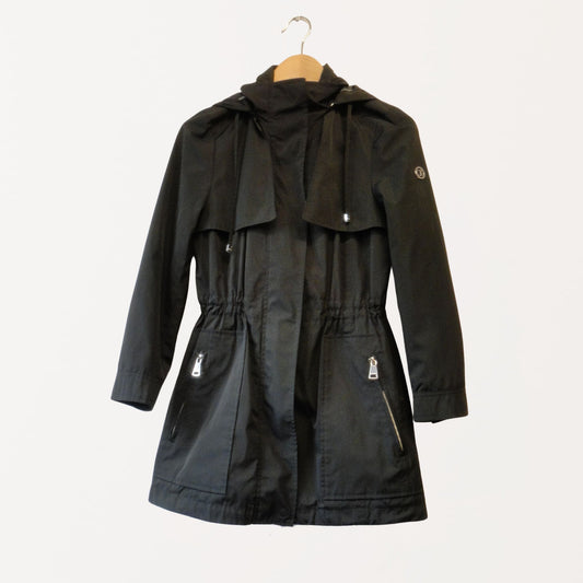 Calvin Klein Black Raincoat Anorak